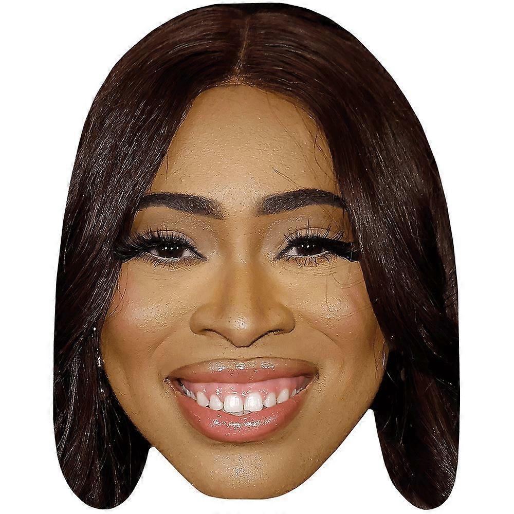 Drea Okeke (Smile) Celebrity Mask, Flat Card Face