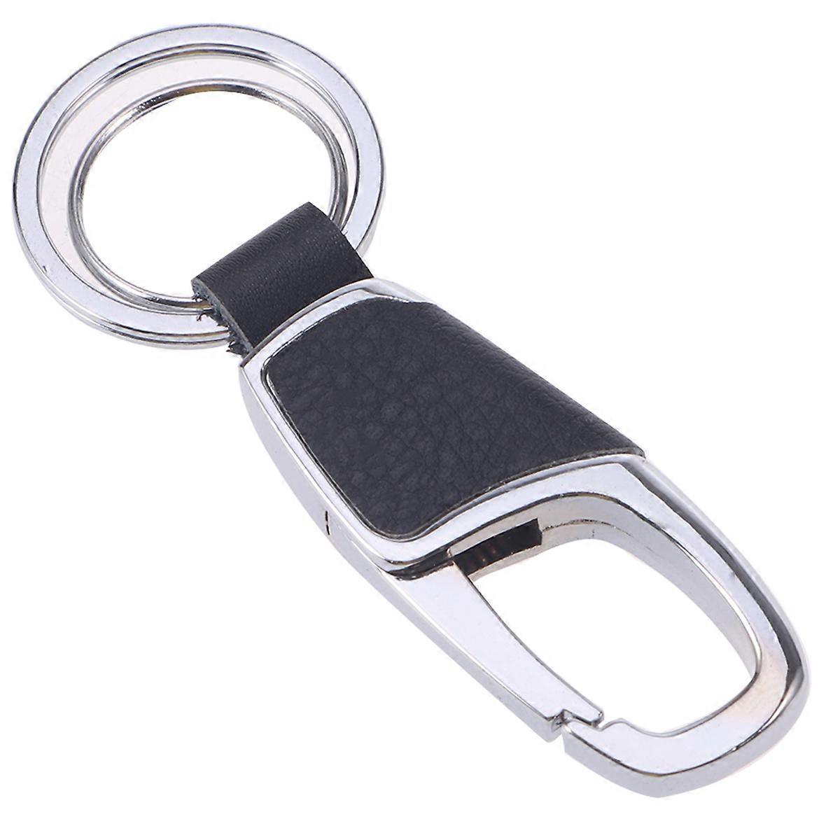 Dual Ring Keychain with Smooth Texture for Neat Key Organization