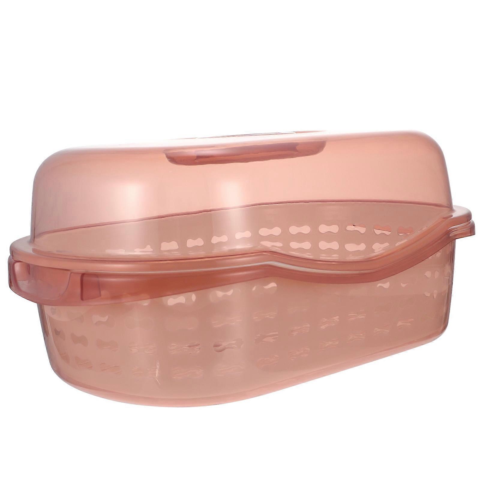 Double Colander with Lid – Compact Kitchen Strainer Basket for Fruits, Vegetables, Bottles & Plates – Lightweight & Versatile for Home & Travel