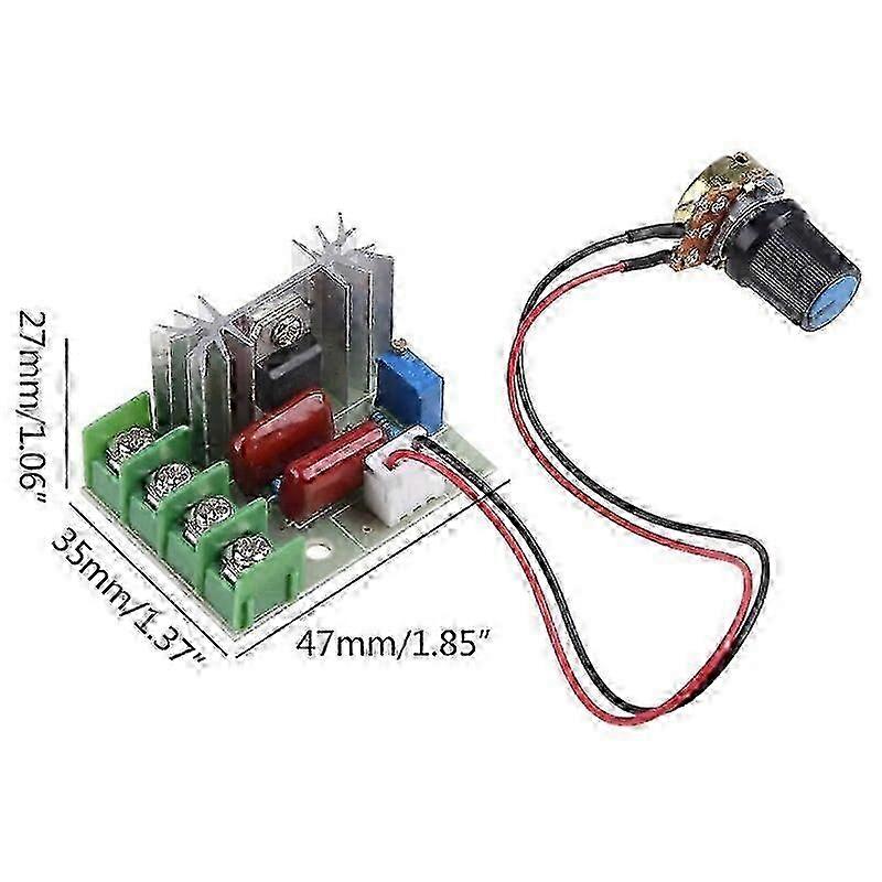 High Power Voltage Regulators Dimmer SCR Speed Controller Power Supply Electronic Governor Thermostat for 220V and 2000W to 5000W Applicatio