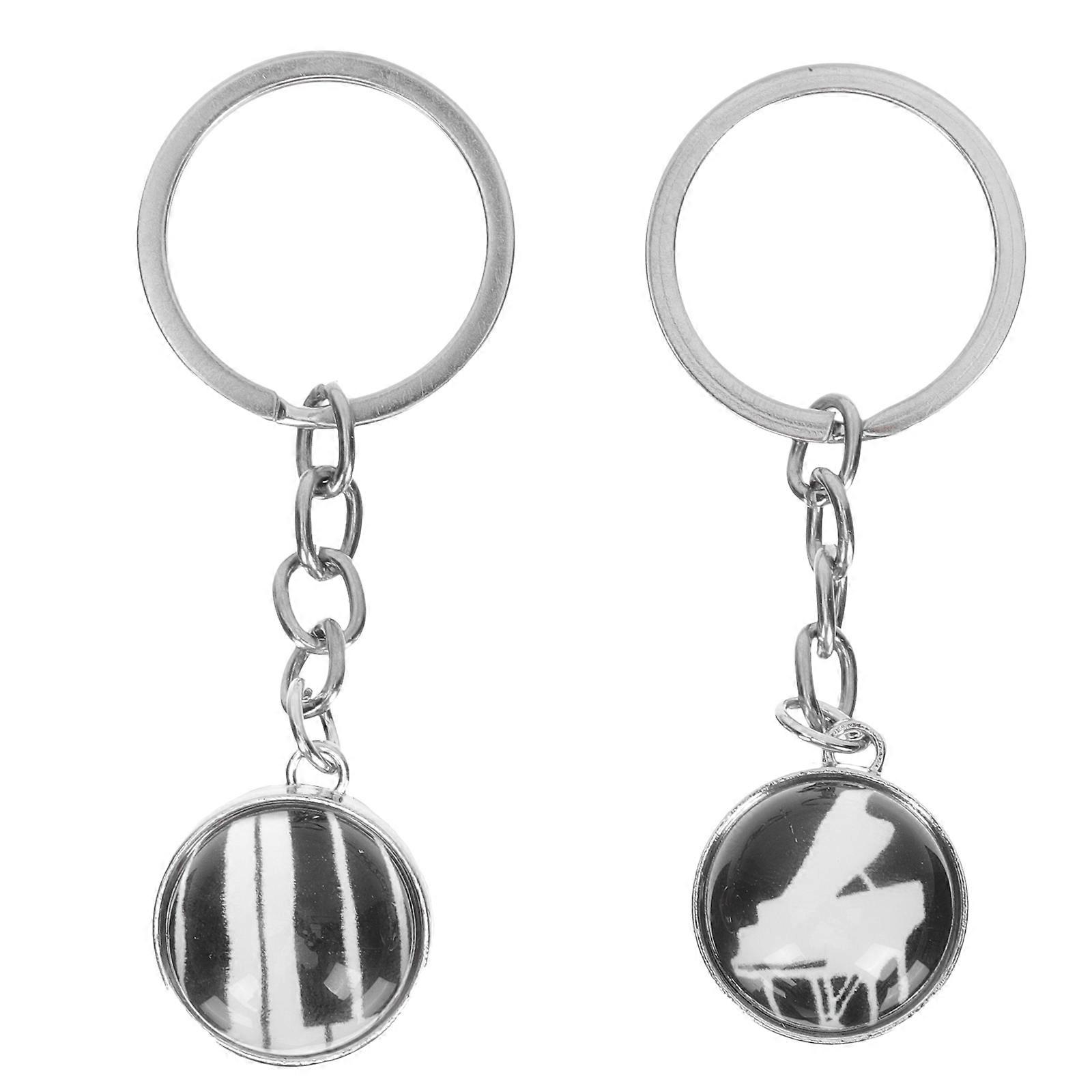 Musical Keychains with Sturdy Zinc Alloy Construction