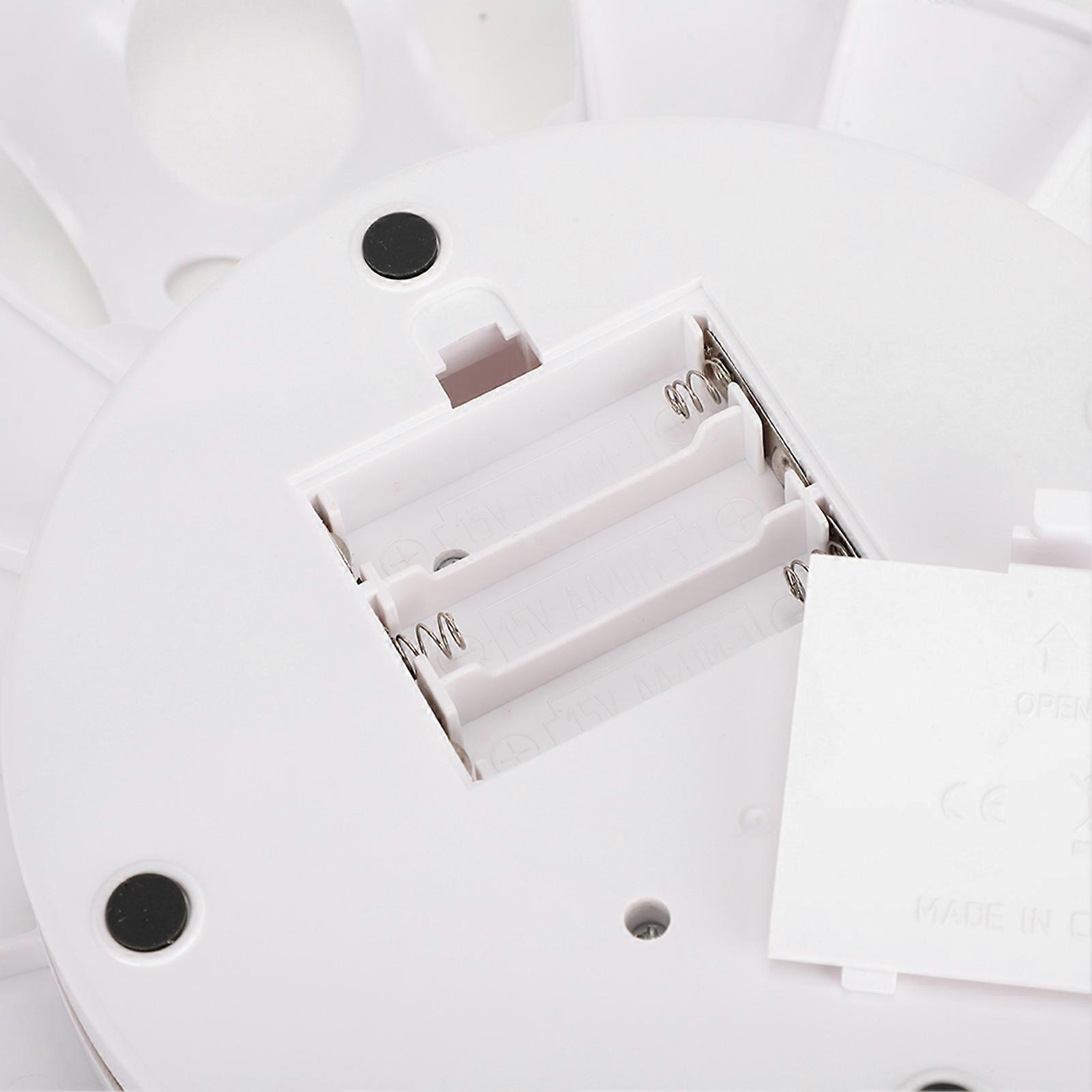 Automatic Turntable Electric Cat Toy Smart Teasing Cat Game Spinning Turntable  Cat Chasing Mouse Donut Shape ToyWhite 