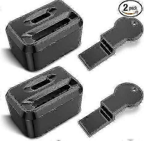 Universal Seat Belt Lock Cover - Set of 2 to Prevent Unintentional Unlocking by Children or Individuals with Special Needs