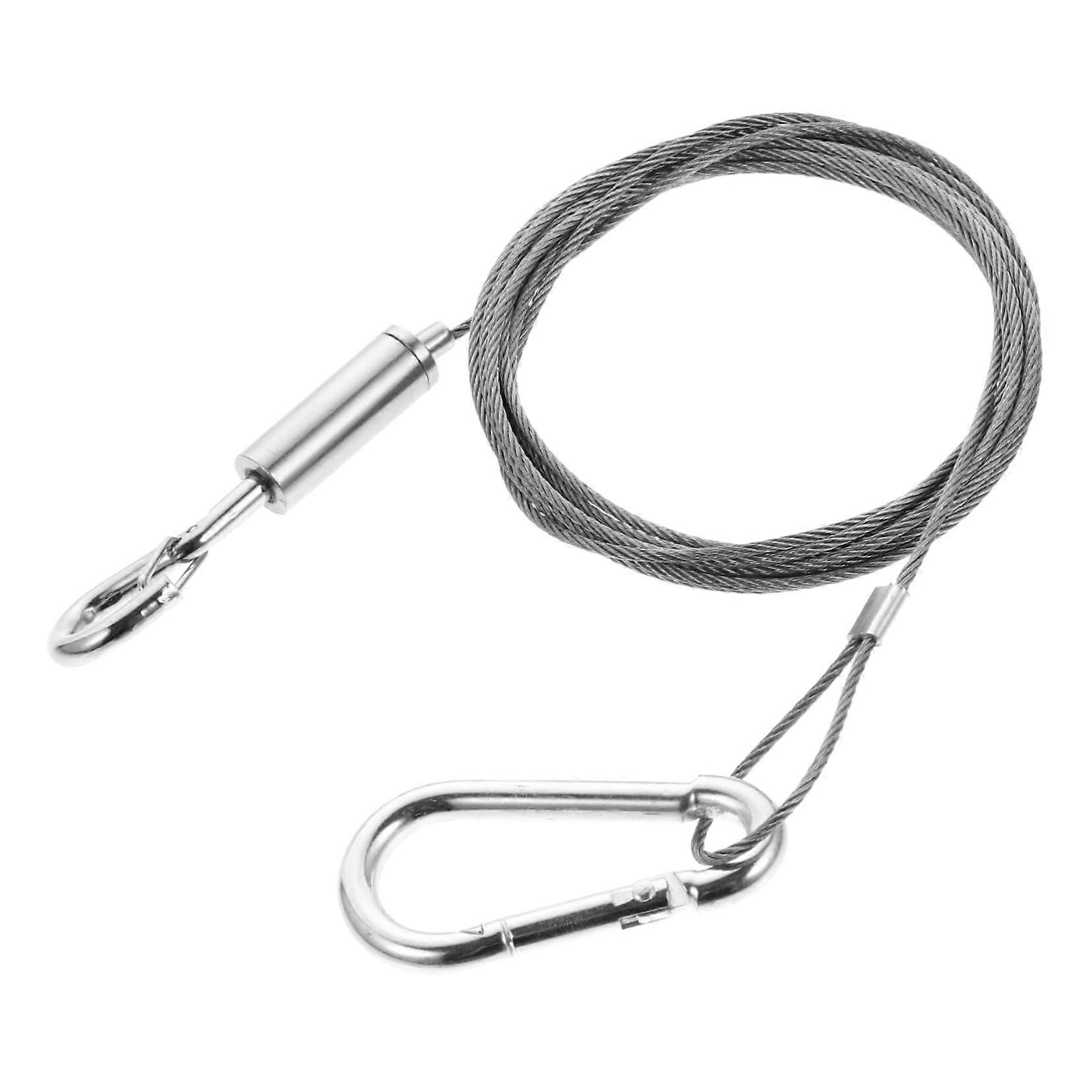Stainless Steel Lamp Hanging Wire 1 Piece High Performance Picture Hanging Rope Silver Color 2mm Thickness