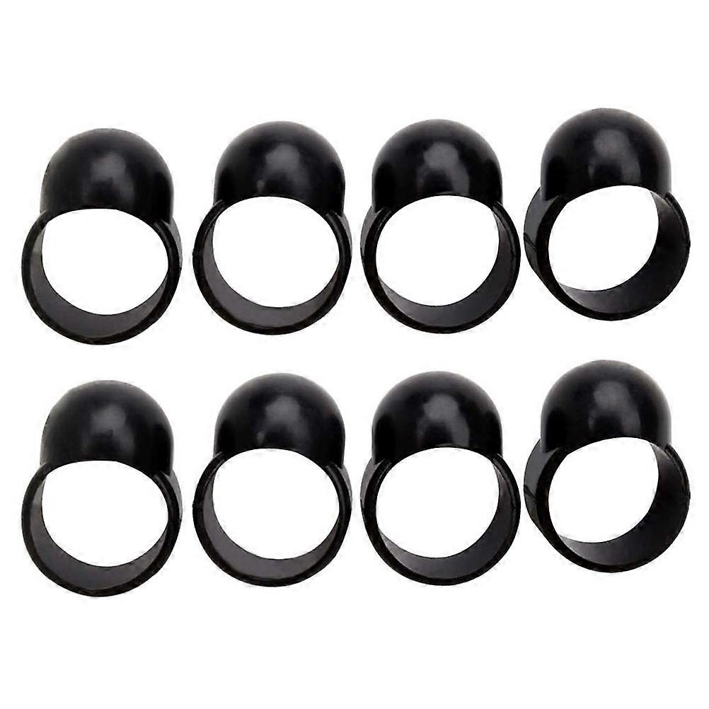 Black Silicone Finger Picks for Percussion Instruments like Tongue Drum with Noise Reduction and Reusable Design Fits Most Instruments