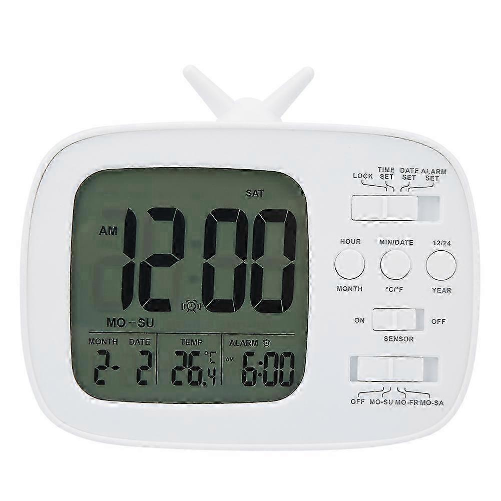 Smart LCD Kids Alarm Clock with Night Light