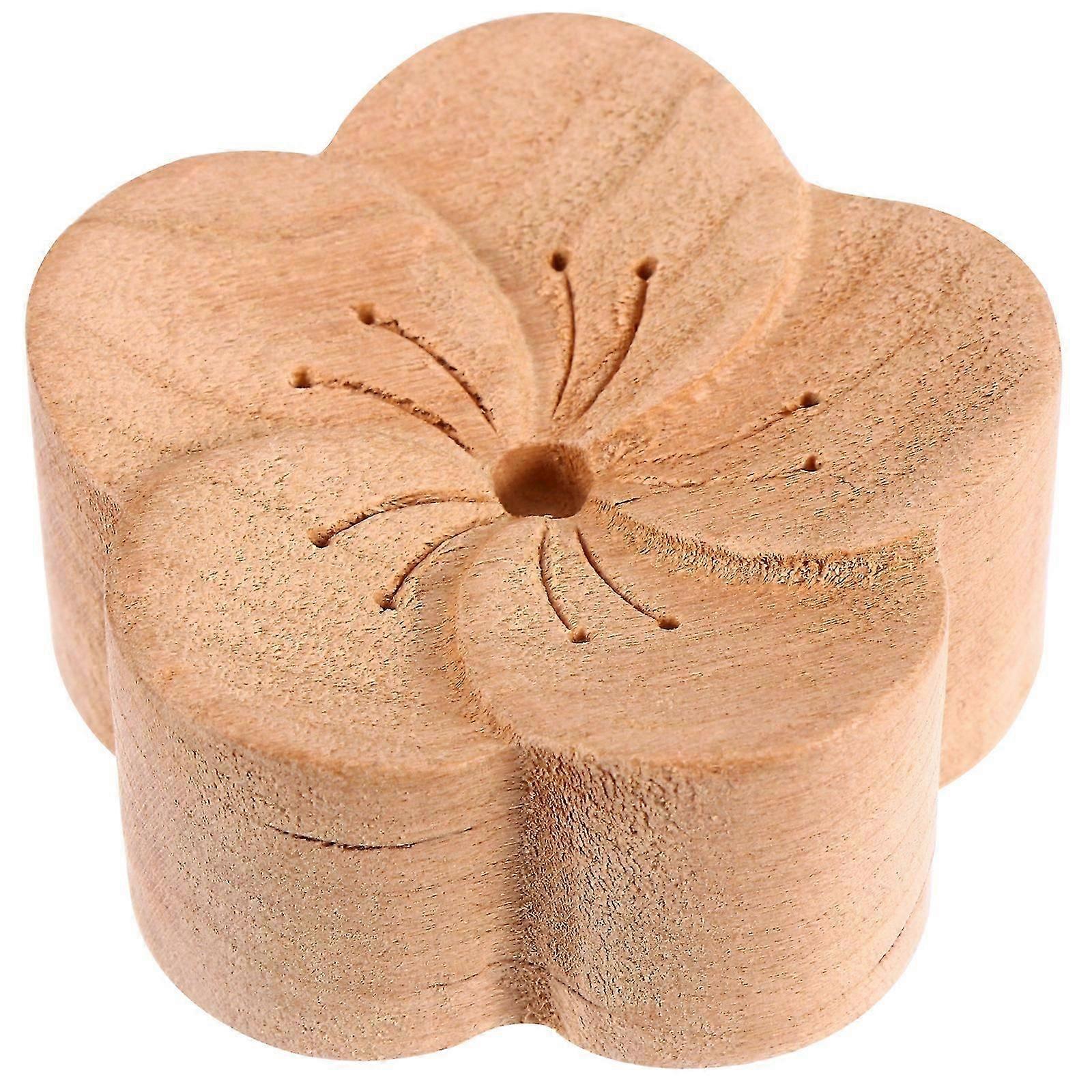 1pc Desktop Incense Diffuser Wood Aroma Diffuser Home Office Perfume Ornament