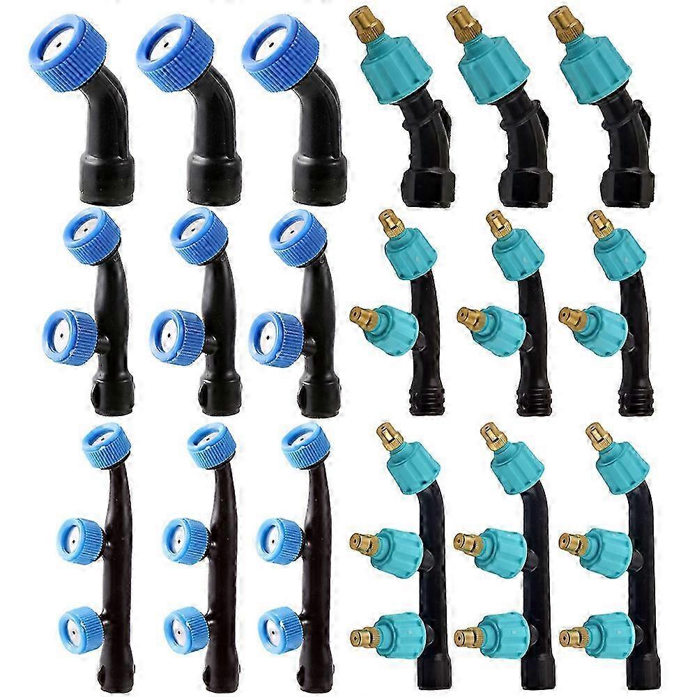 Agricultural Copper Atomizing Sprayer Nozzle for Garden Lawn Irrigation with Single, Double, or Triple Nozzle Heads for Pesticide Spraying a
