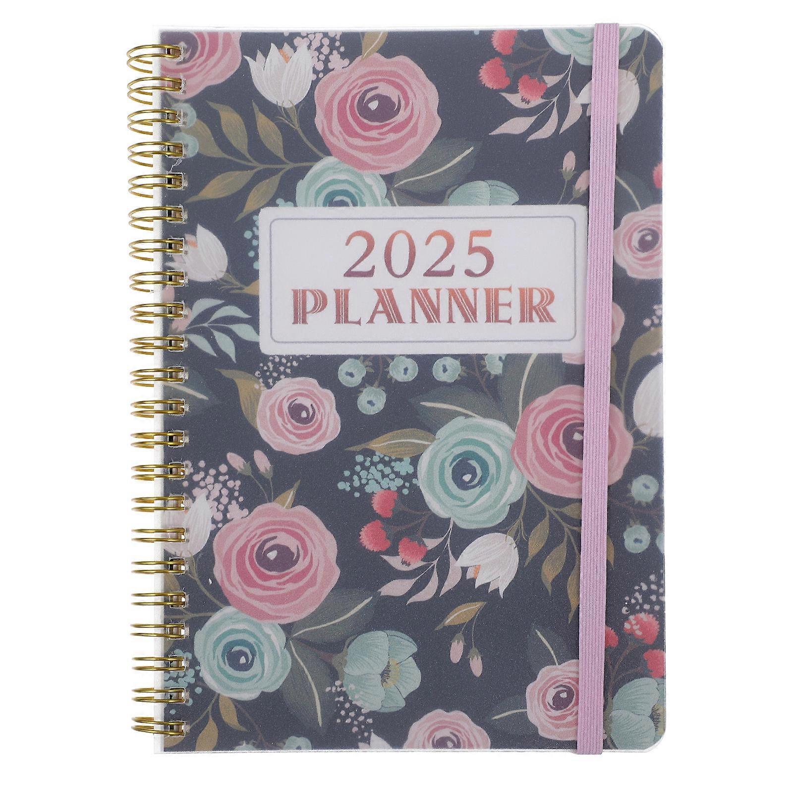 Cute Planner A5 Metal Coil Rectangular Shape For Organized Individuals 1Set