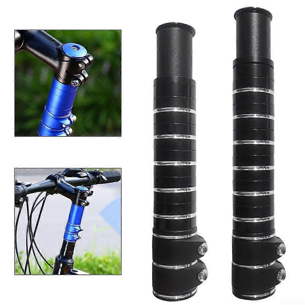 Bicycle Front Fork Extender Aluminum Alloy Handlebar Riser to Improve Performance (200mm) 200 mm