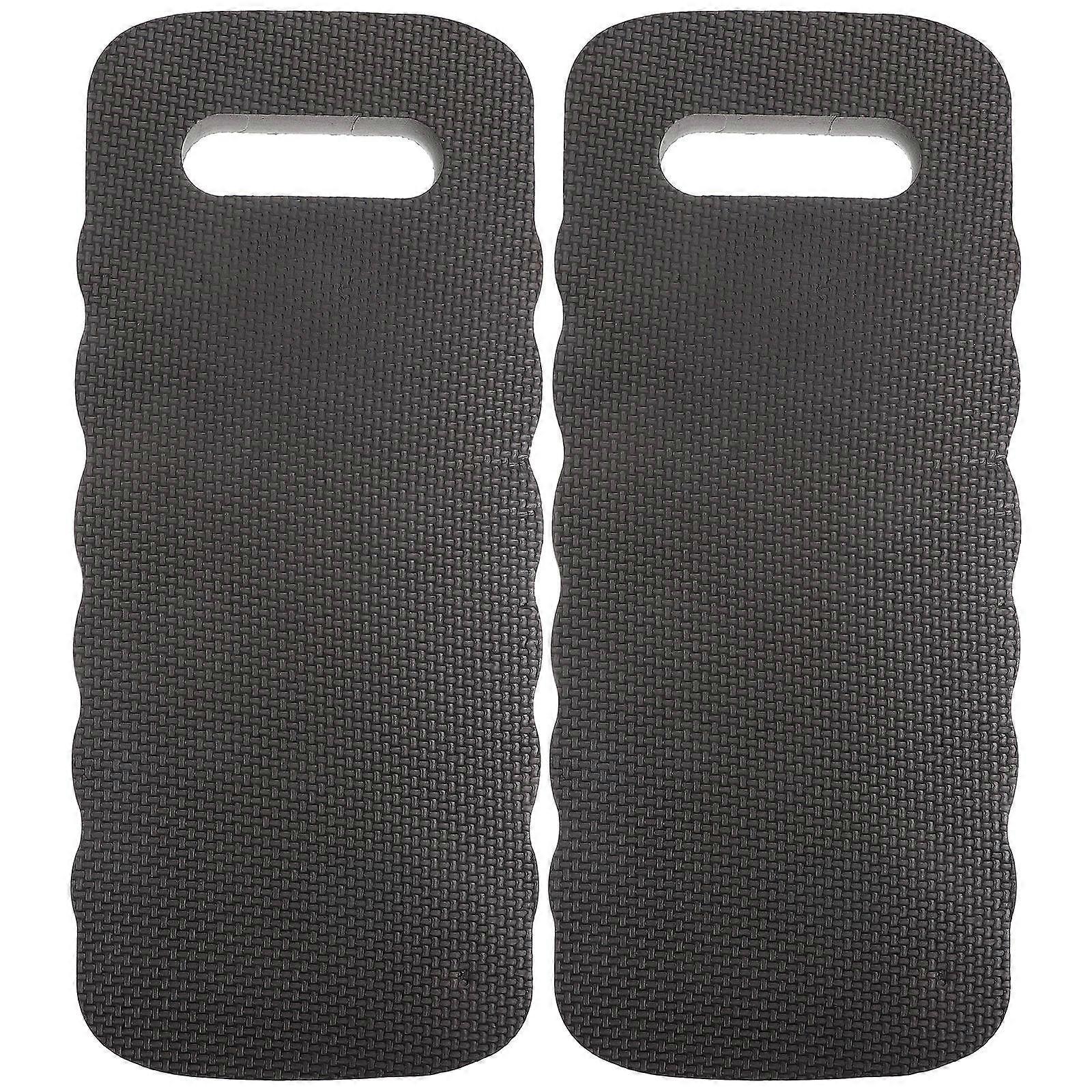 כרית ברכיים רב שימושית כרית כרית עבה לפעילויות בחיק הטבע קמפינג 40X18X2 ס"מ שחור להגן על הברכיים 2 יחידות