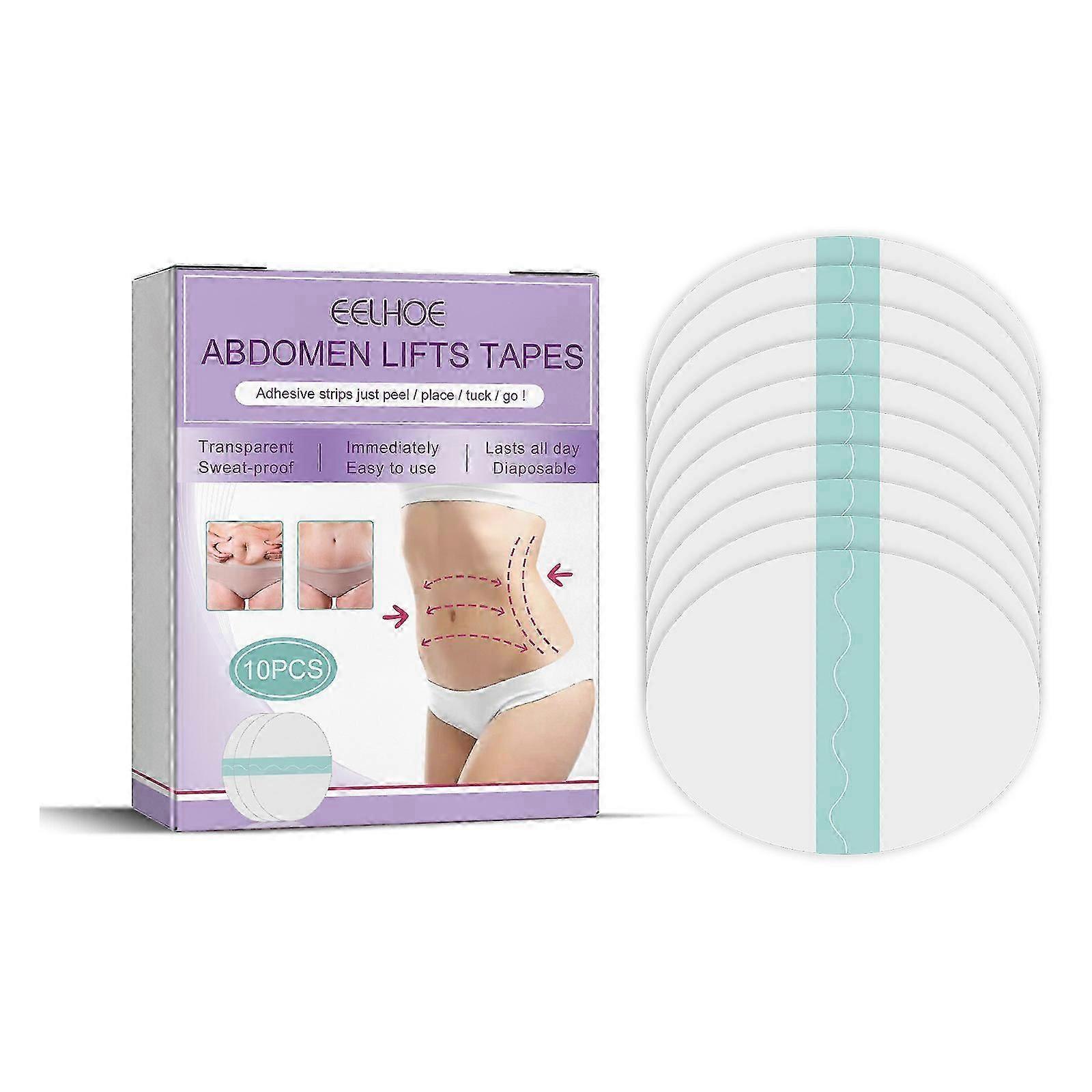Abdomen Lift Tapes, Transparent Invisible Tummy Lift Patch, Abdomen Lifting Tape Smooth Cellulite Patch