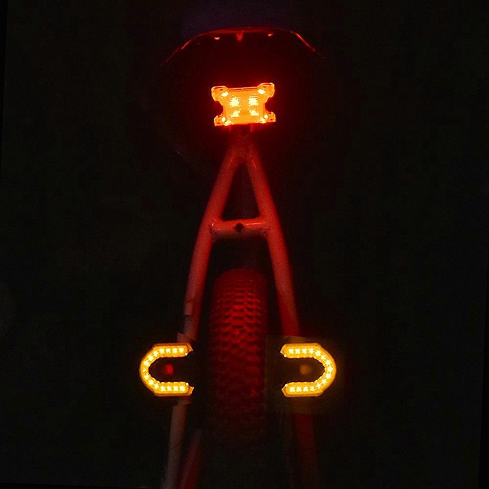 Wireless Control Bike Turn Signal Light Waterproof Bicycle Front Rear Safety Warning Light