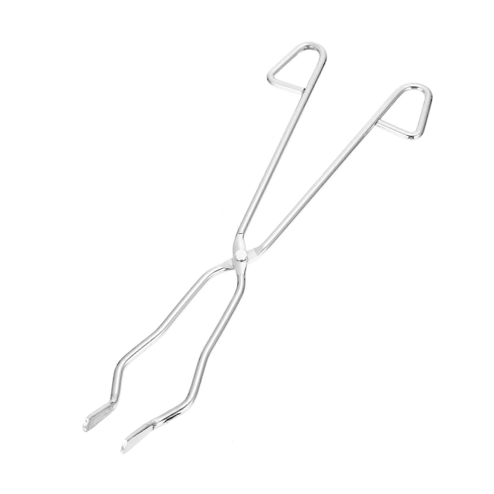 Stainless Steel Laboratory Tongs - Lightweight, Durable, Easy-to-Use Tool for Scientific Experiments and Lab Applications