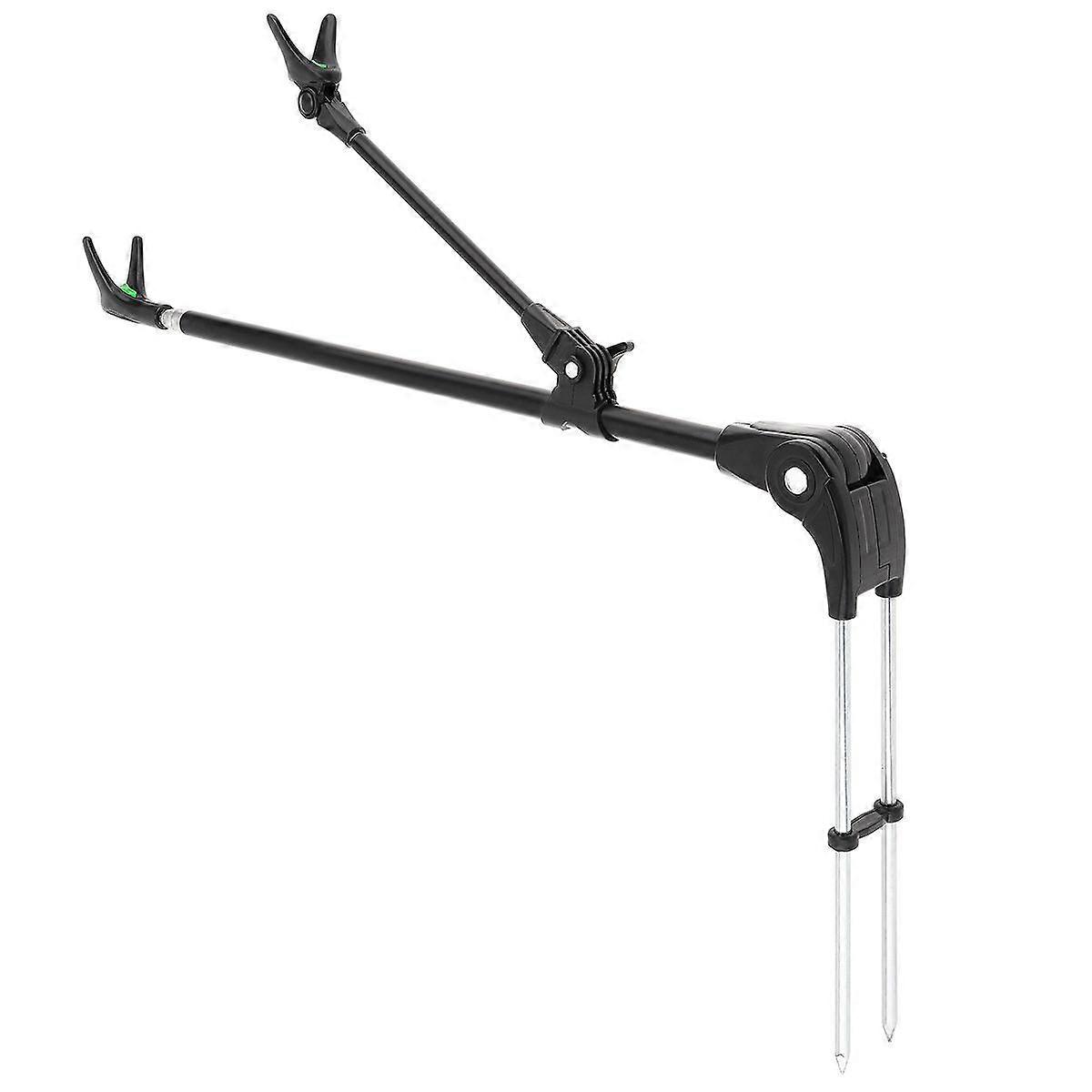 1.5m/2.1m Adjustable Fishing Rod Ground Inserted Stand Bracket Metal Stretch Pole Fishing Stand Holder