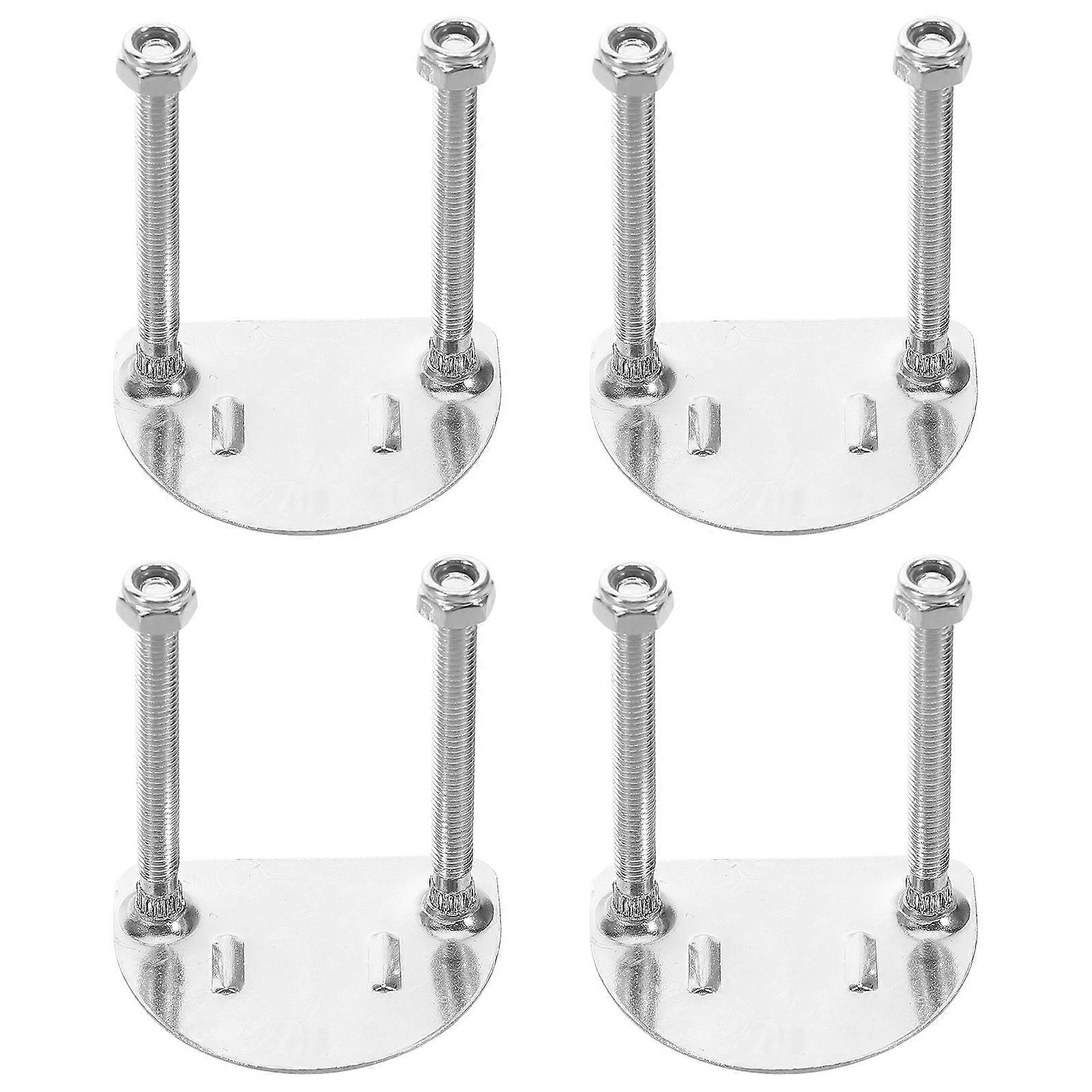 4pcs Roller Skate Base Plate Hardware with Shock Absorption for Joint Protection – Durable Double Row Skate Parts & Reliable Accessories
