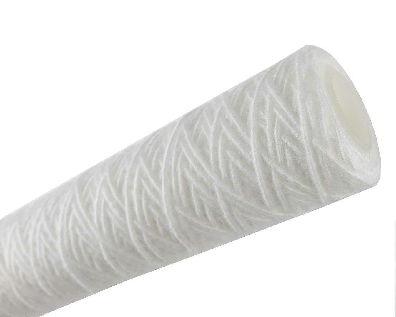 10-Inch Polypropylene Water Filter Cartridge 50µ Fineness for 10-inch Systems Compatible with Standard Filters