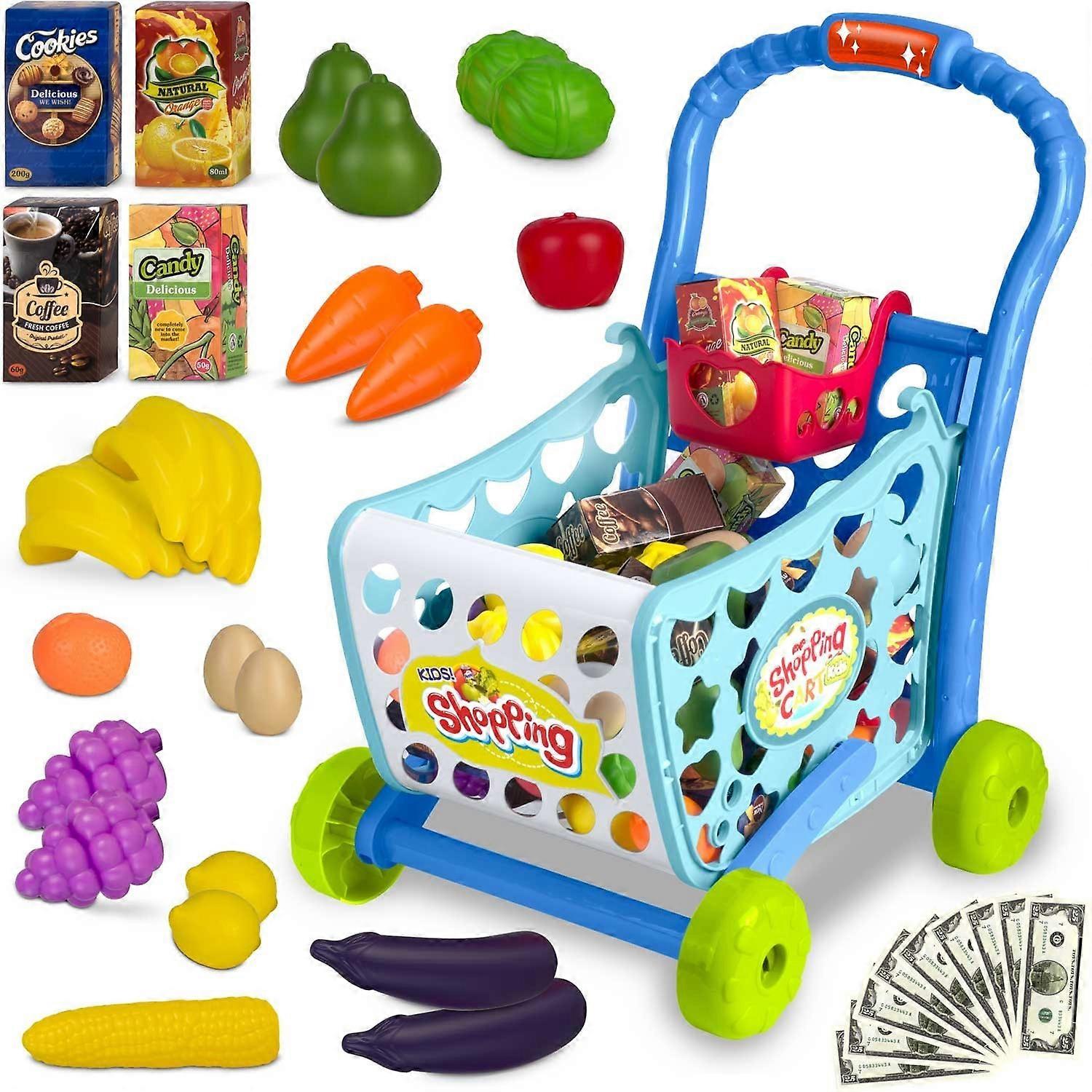Coș de cumpărături albastru Ricokids 773400