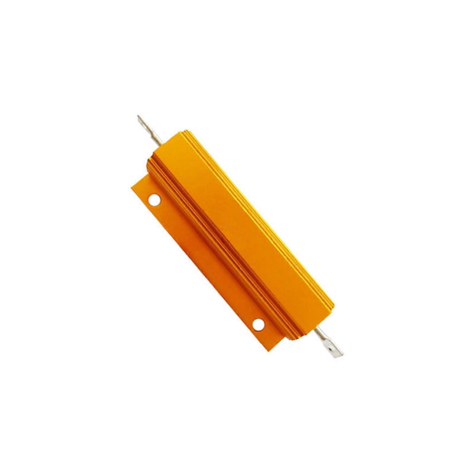 1PCS GoldAluminumShell Resistor 100W 1R/2R/3R/4R/5R/6R/8R/10R Ohm Current Limiting Load Resistor (Color: 40RJ, Size: 1PCS) 1PCS 40RJ