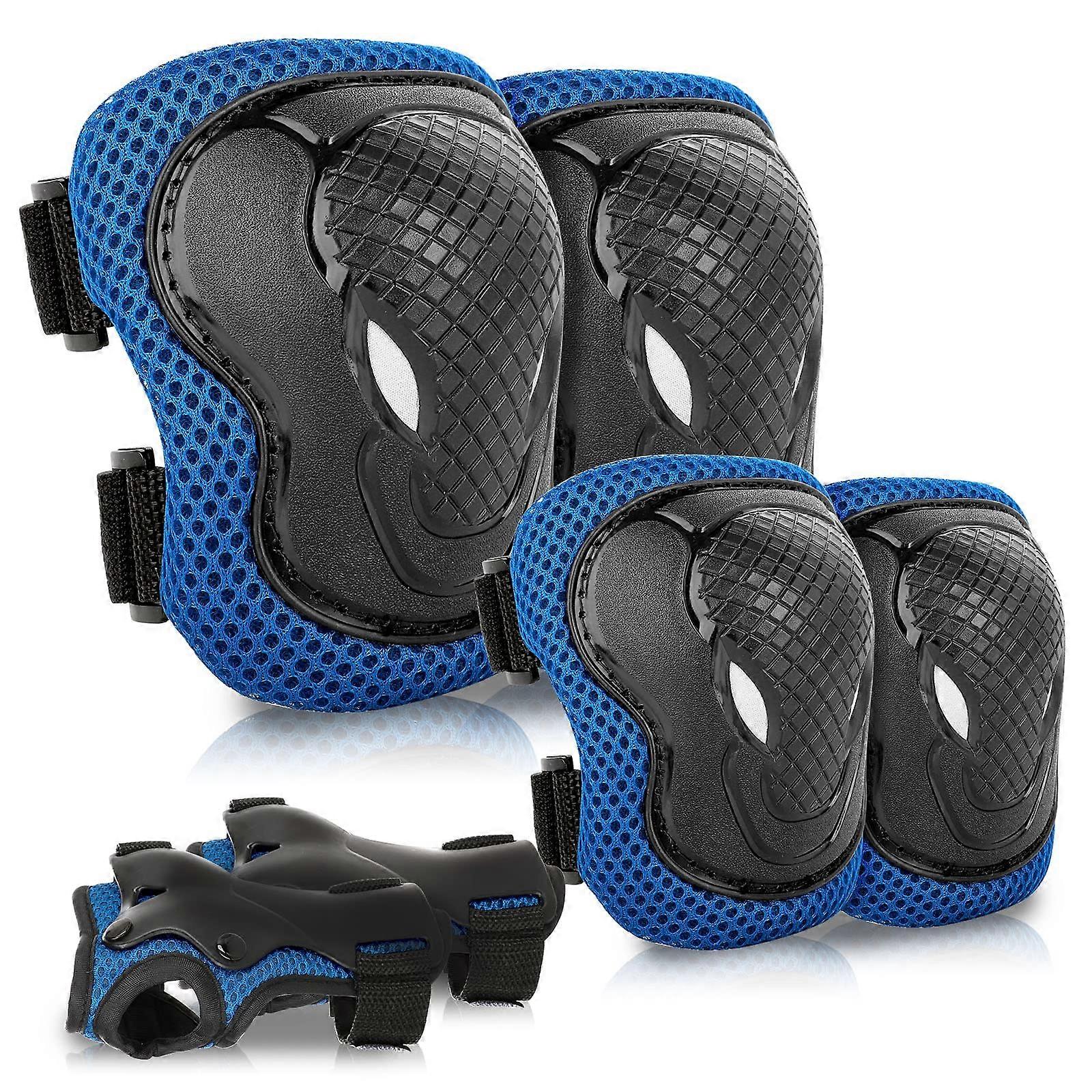 s Inline Pads Set Protective Equipment 's Knee Pads Elbow Pads Roller Skates Protector Set
