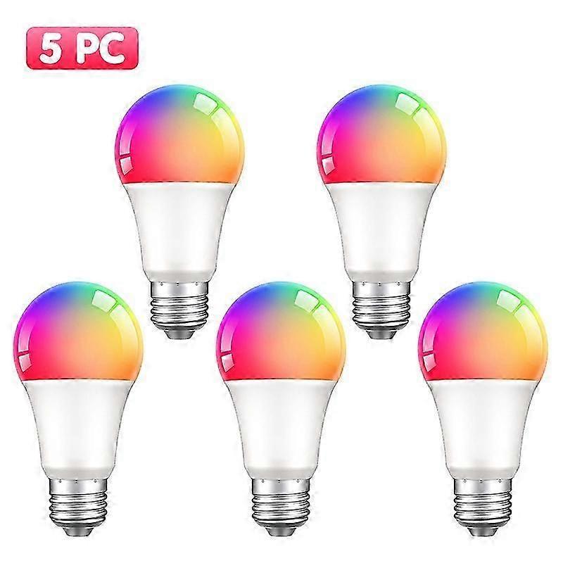 Tuya E27 Bulb Zigbee Bluetooth, Dimmable Light LED lamp 2700-6500k RGB, 9W Smart Life APP, Voice with Alexa Google Home