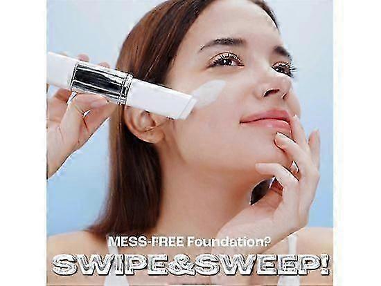 Cover Cream Stick, Lightweight & Waterproof & Sweatproof, Color-Changing Foundation with Detachable Brush, Full to Medium Coverage Base Makeup