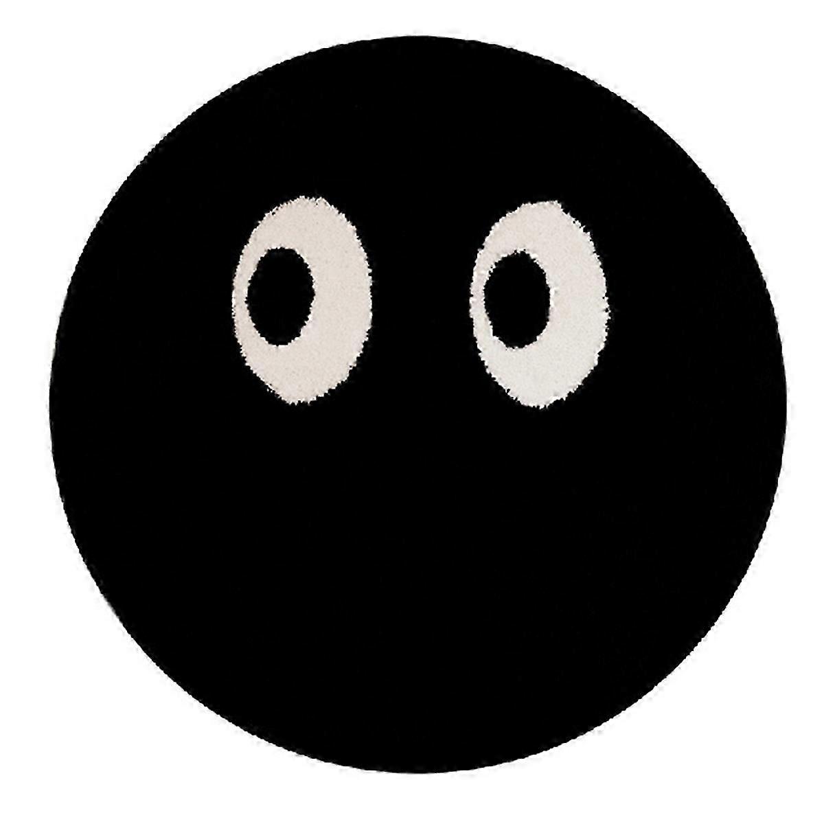 Cartoon Runder Teppich Haushalt Rutschfester Wasserabsorbierender Teppich,D