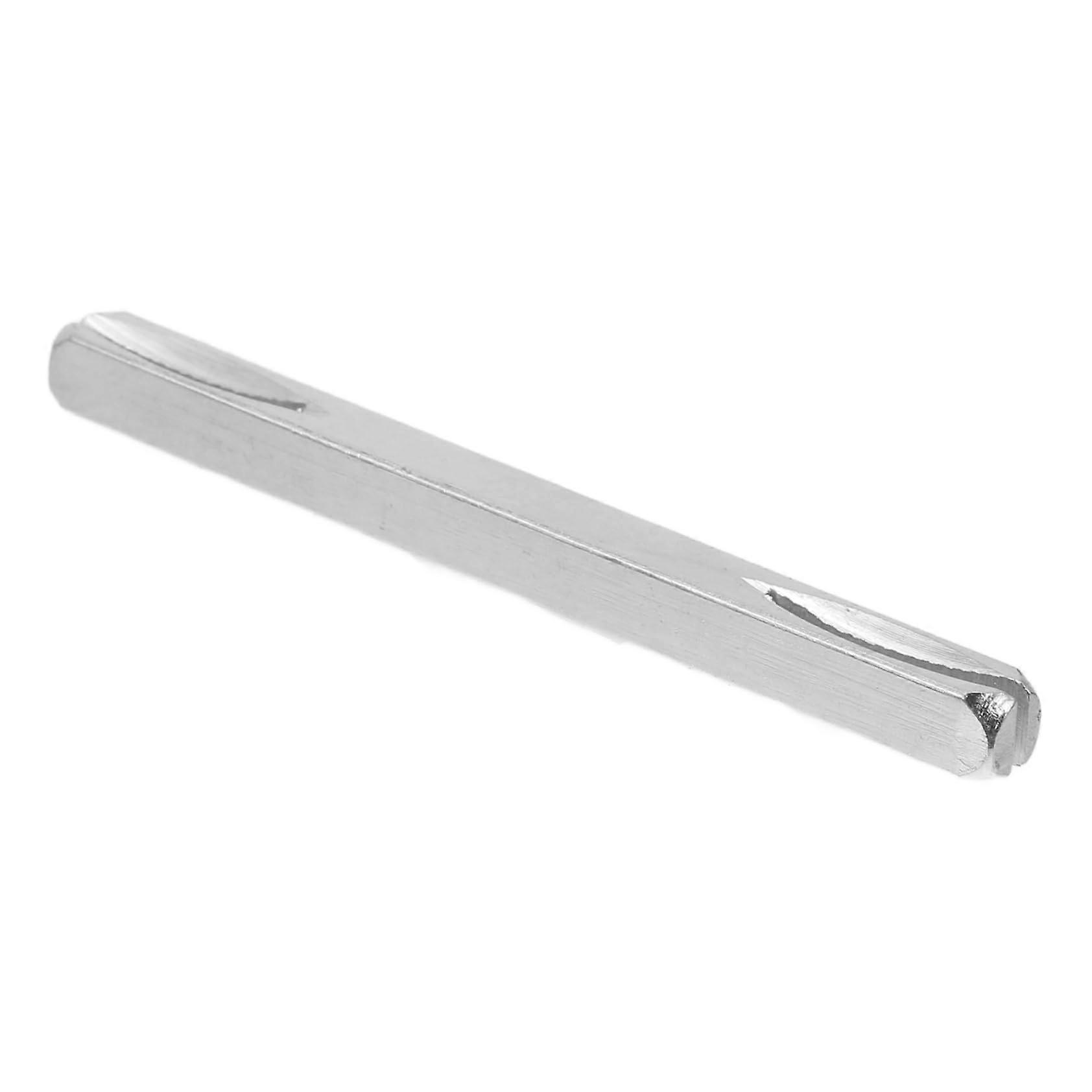 Rectangular Bar Insert for Door Handle, Square Steel Bar with Split Design, Mechanical Handle Lock for Fingerprint Locks, Installable