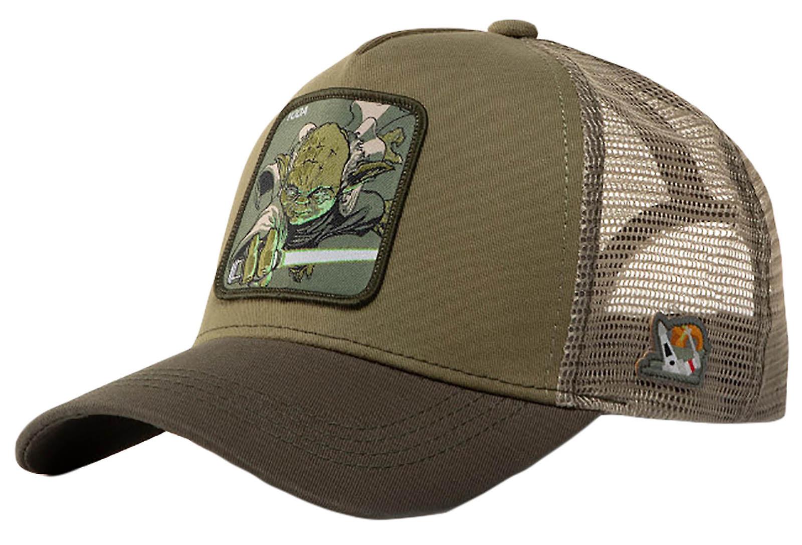 Capslab Star Wars Yoda Mesh Trucker Cap 