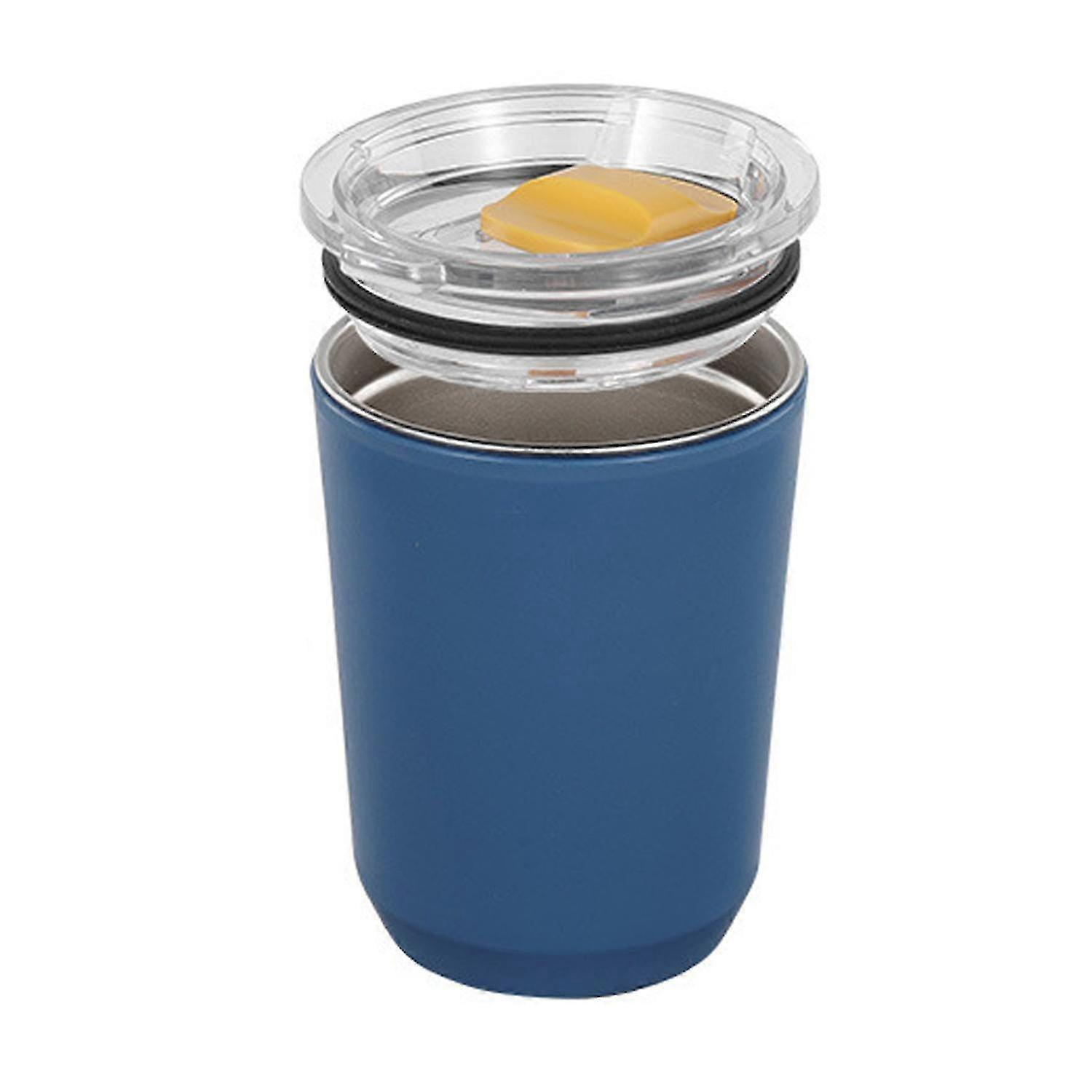 360ml/460ml/560ml Coffee Tumbler with Push-in Lid, Wide-mouth Double Wall Vacuum Insulated