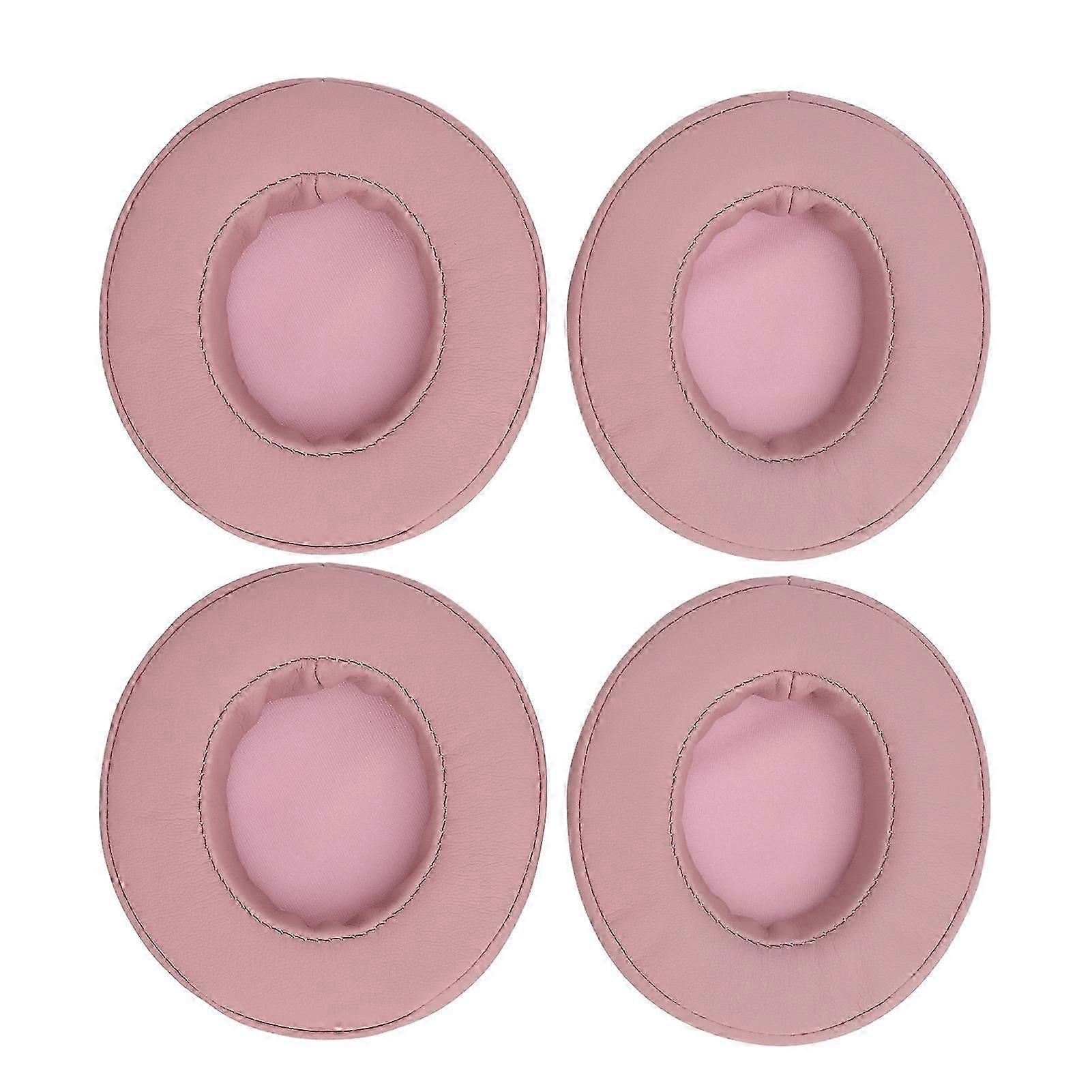 Razer Xヘッドセット用4PCS交換用イヤーパッドクッションSoftプロテインレザーメモリーフォーム快適なノイズアイソレーションイヤーパッドピンク