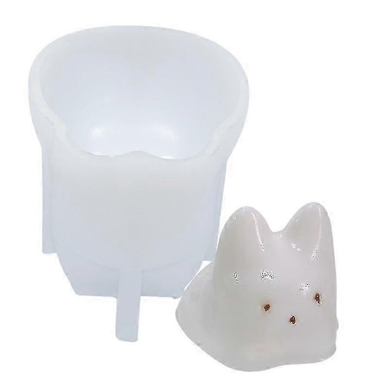 Cat Shape Silicone Dessert Molds for Pudding and Jelly