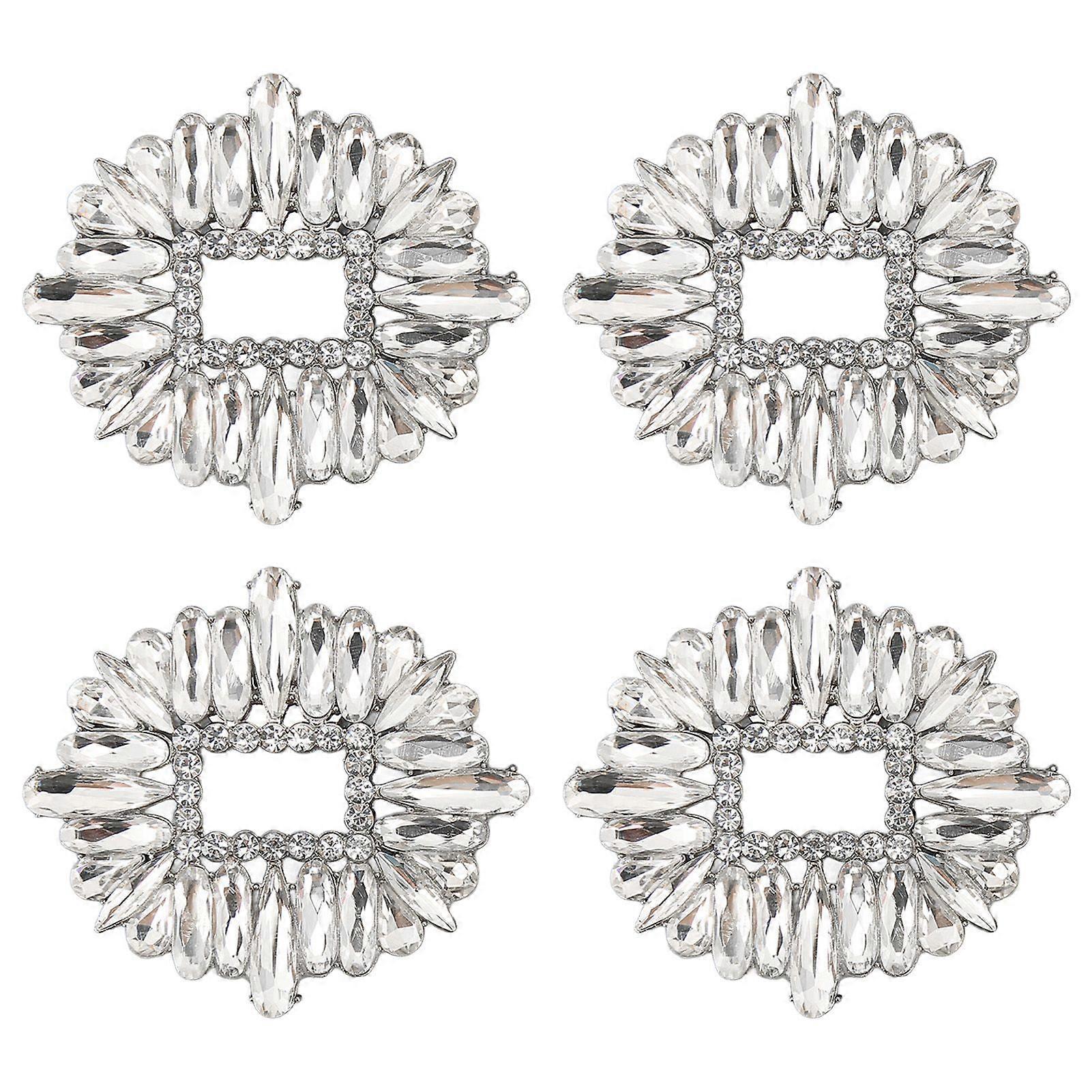 Nejnovější model 2 párů bot s kamínky a sponou, módní třpytivé, DIY