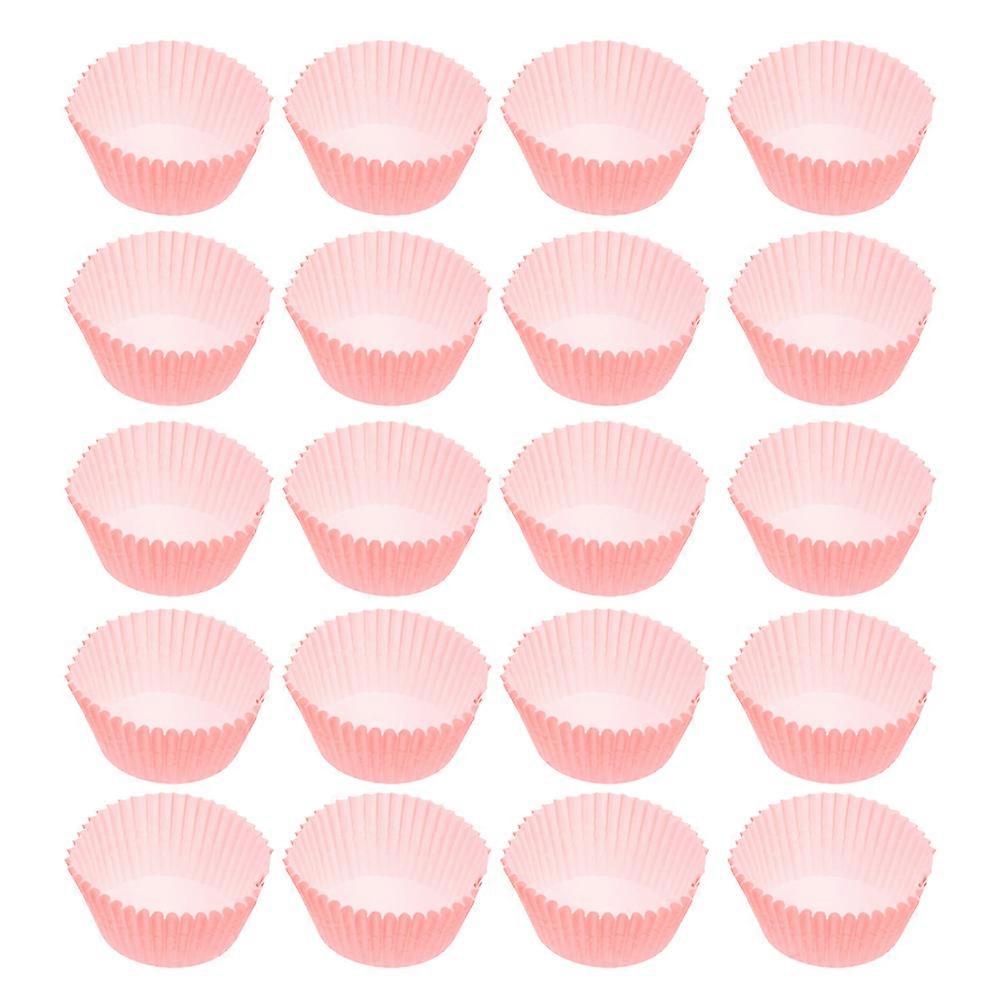 500ct Pink Greaseproof Cupcake Liners Medium Oil Resistant Baking Wrappers for Muffin Cases Party Wedding Birthday Cake Decoration