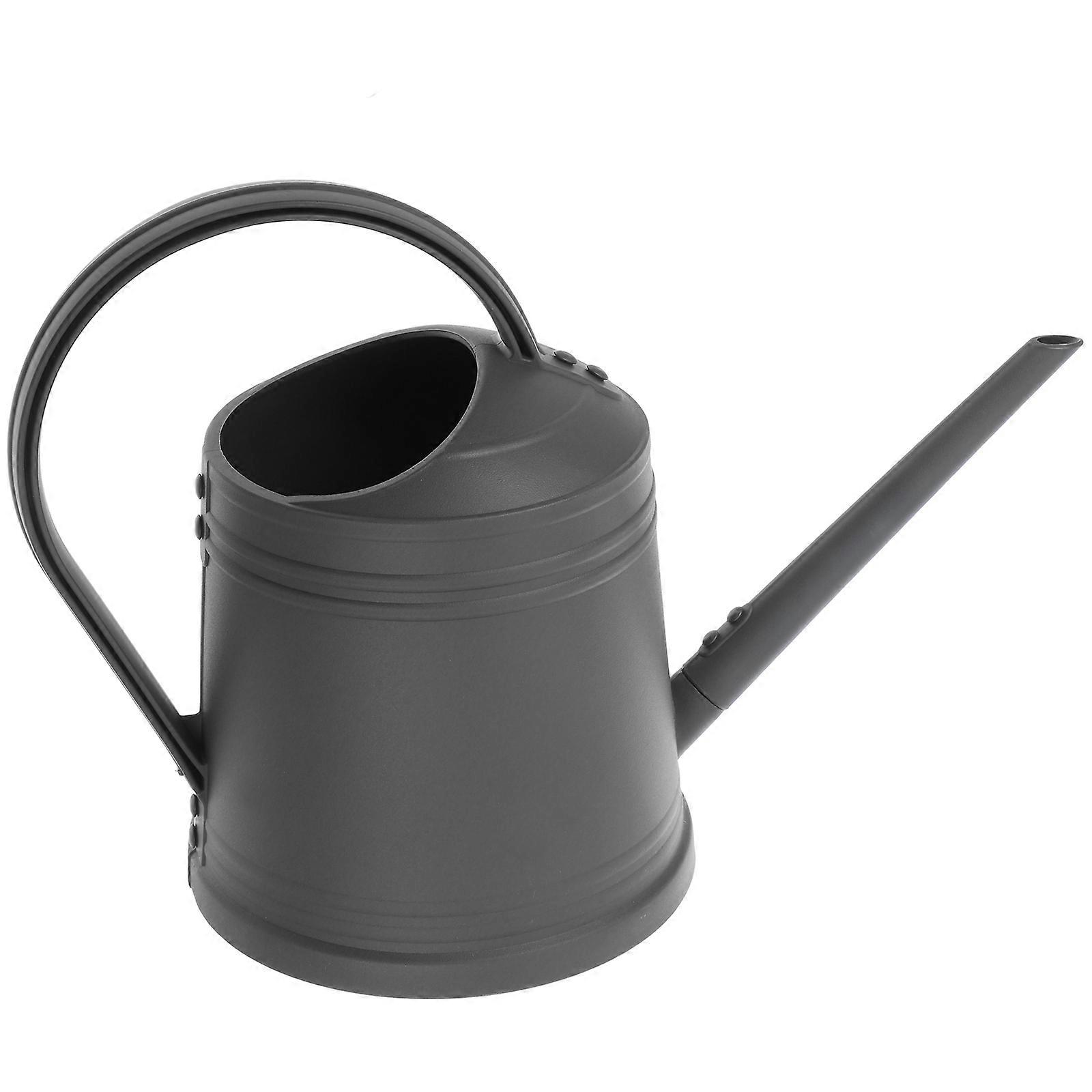 Cute Watering Can Ergonomic Handheld Precise Watering Grey 1Pack For Gardening Home Use