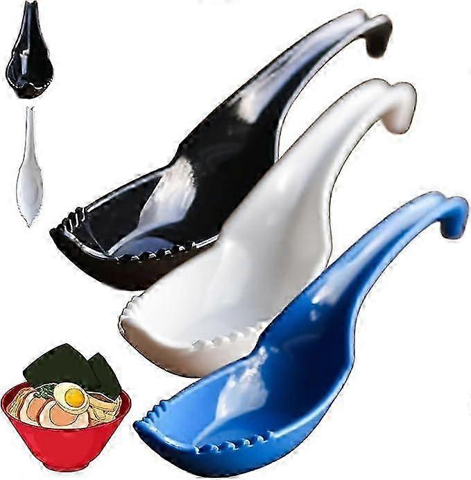 Ramen Terminator - An Uncommon Spoon, 2 In1 Ramen Noodle Soup Spoon with Fork, Chinese Soup Spoons, Heavy-Weight Soup Spoons Spoon Set Flatware Set, A
