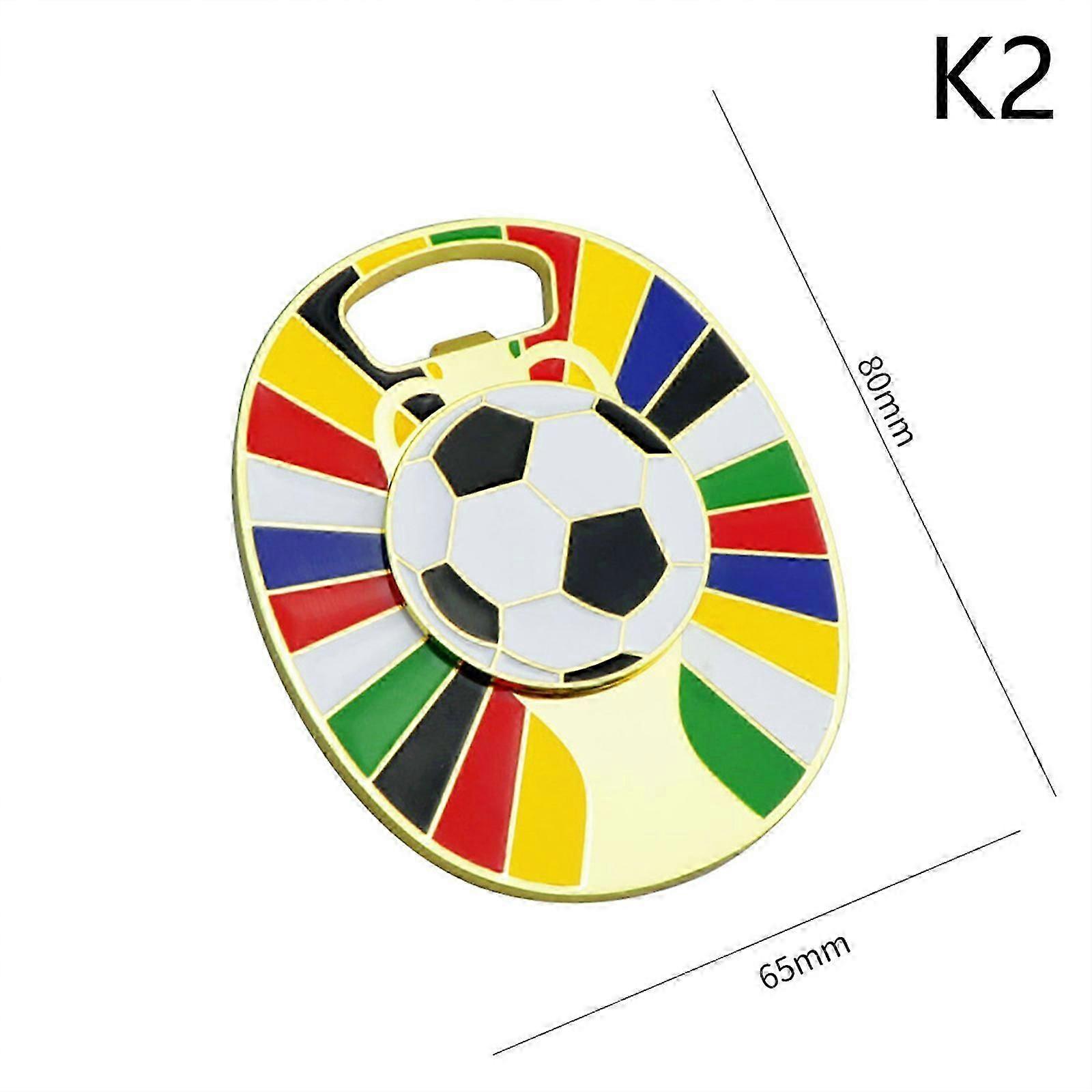ビール瓶オープナー、栓抜きサッカー、フットオールスタイルのフラット栓抜き、磁気栓抜き、冷蔵庫ステッカー、サッカーファンへのギフト