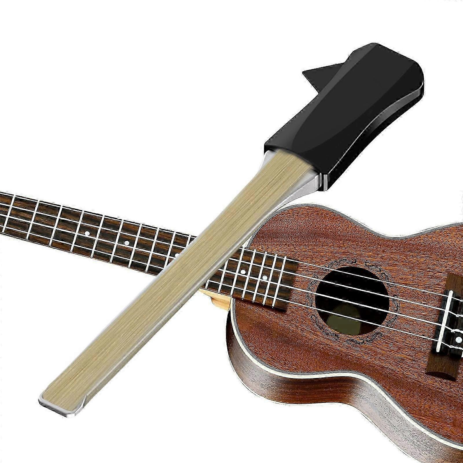 Médiators, archet de guitare double face avec médiator intégré, accessoire de guitare de prêle, outils de cordes pincées à double usage