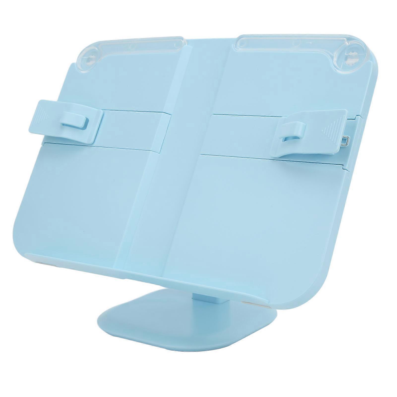 Lifting Bookshelf Portable Multifunctional Blue Comfortable Adjustable Lifting Reading Book Stand
