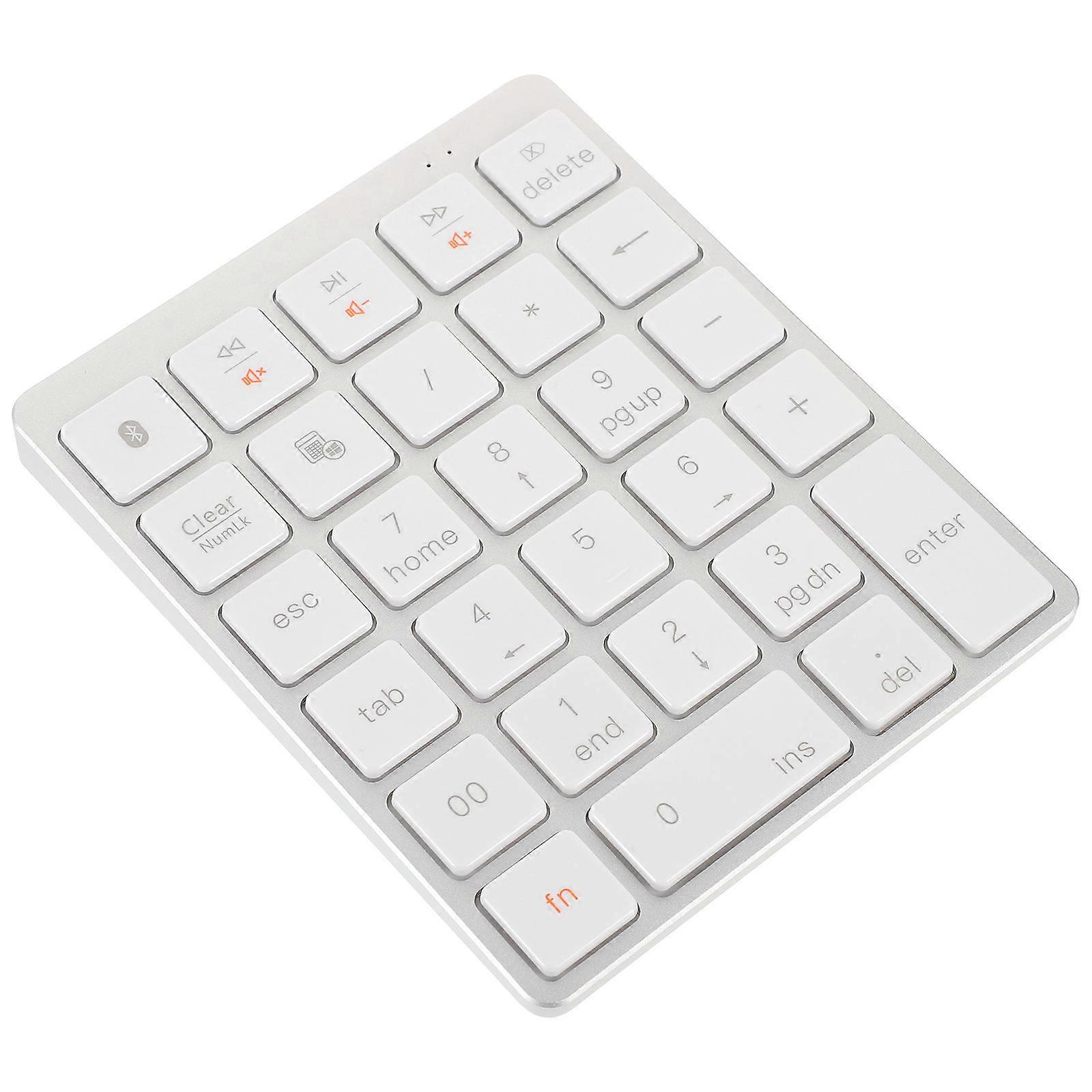Ergonomic Wireless Numeric Keyboard For Notebook Users Rechargeable 12.10X10.00X1.25CM 1Set