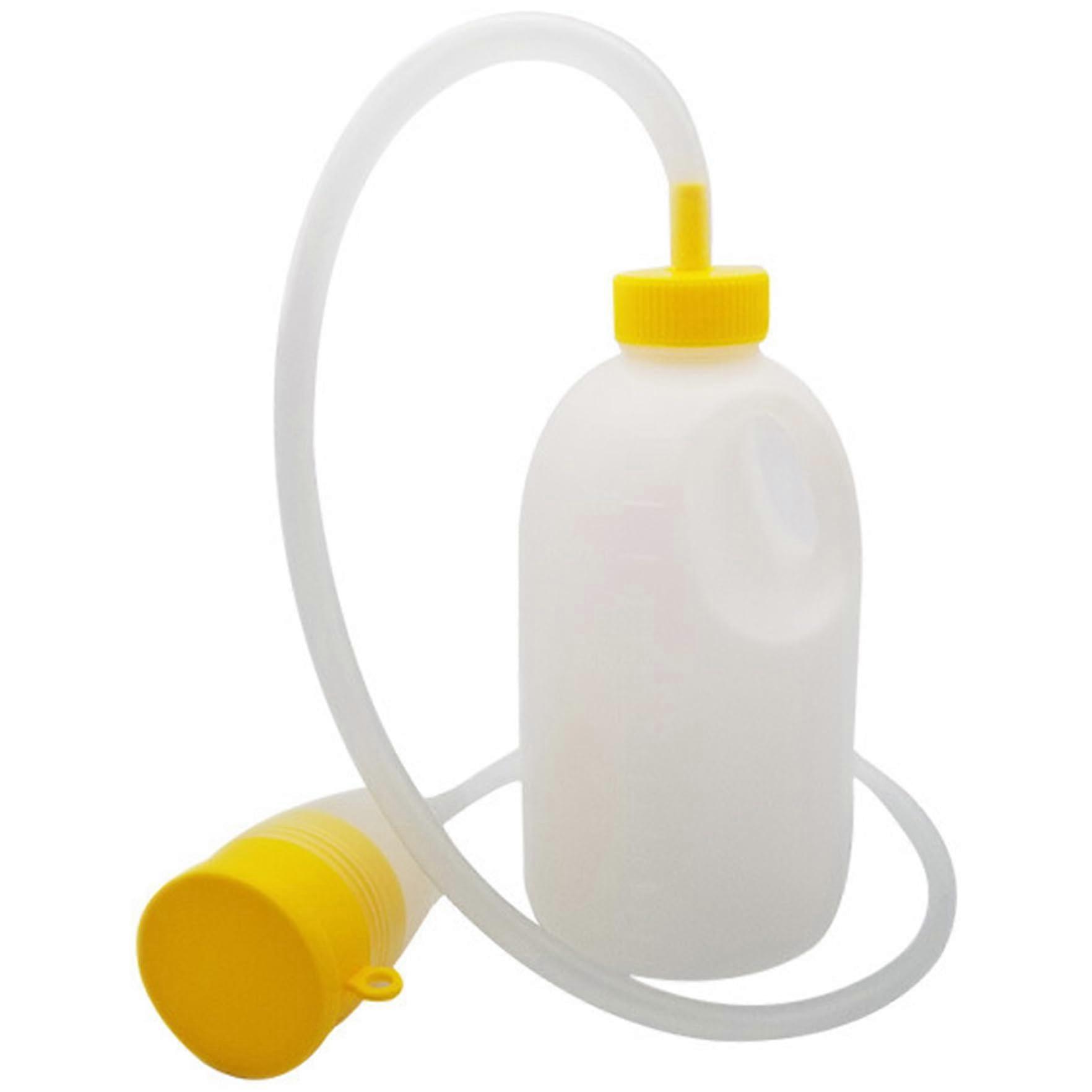 Spill Proof Urinals for Men, 1700ml Portable Urine Bottle with Handle, Night Pee Bottle with Odor Blocking for Home and Hospital Use