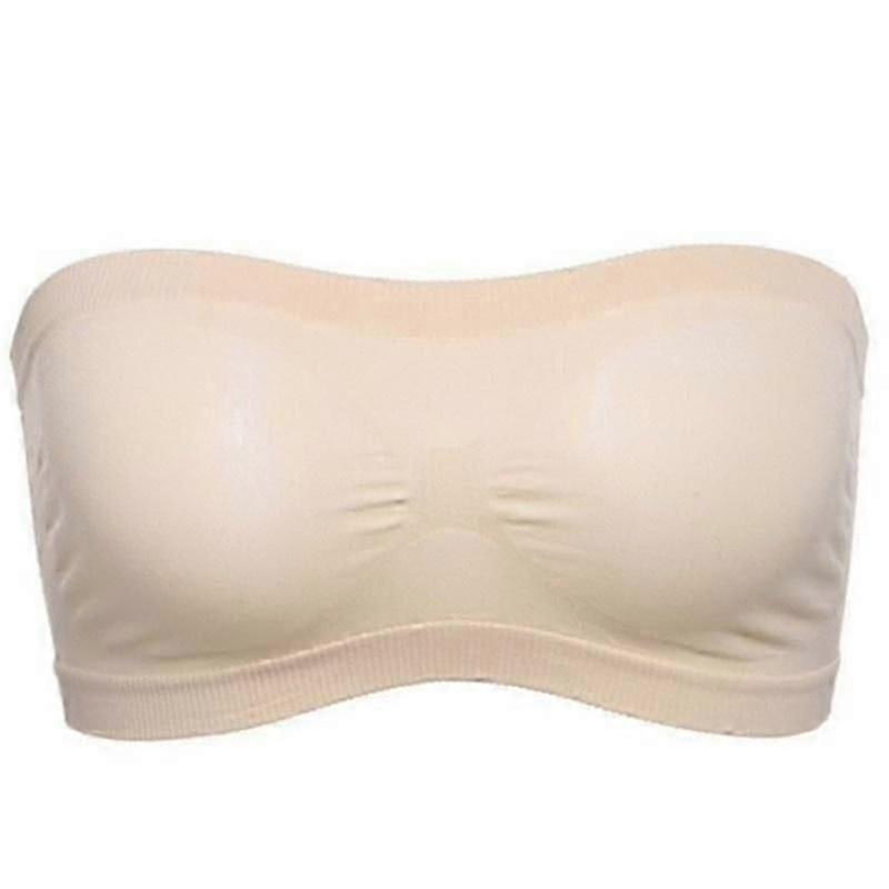 Women's Tube Top Strapless Bandeau Bra