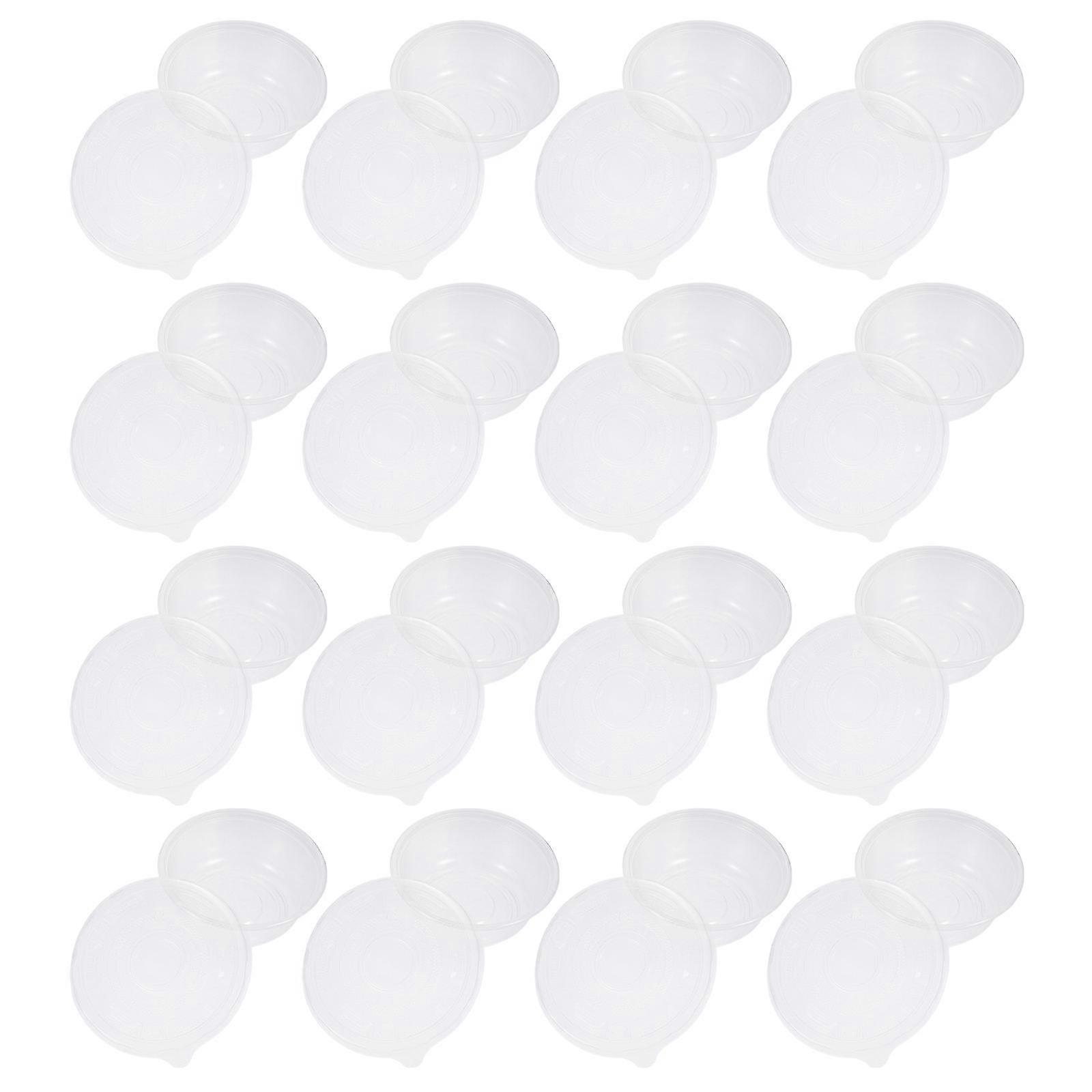 Clear Plastic Bowls For Parties Stackable Refrigerate Suitable For Snacks Activities 50Sets