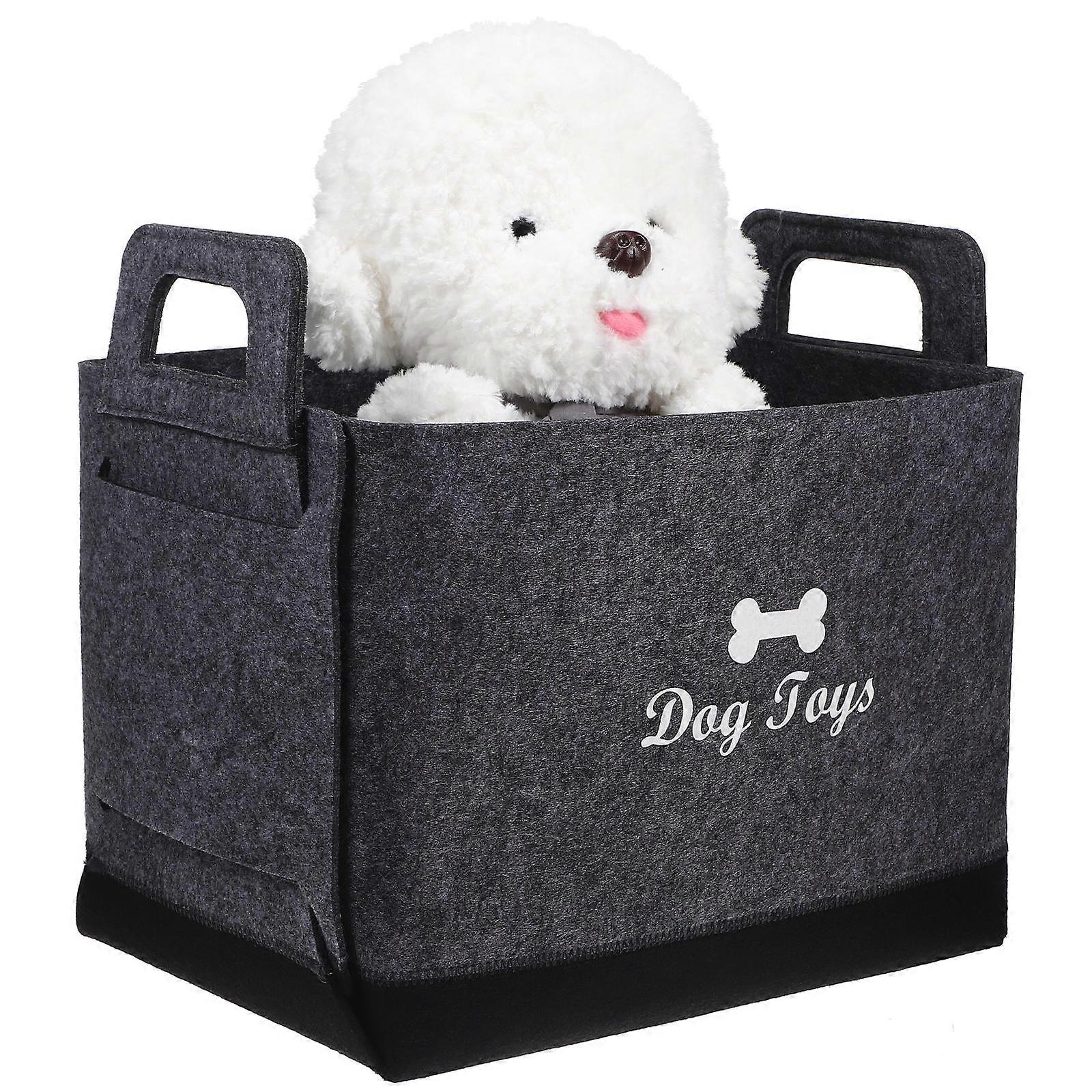 Pet Toy Container Rectangular Simple Design Travel 28.00X21.00X20.00CM 1Pcs