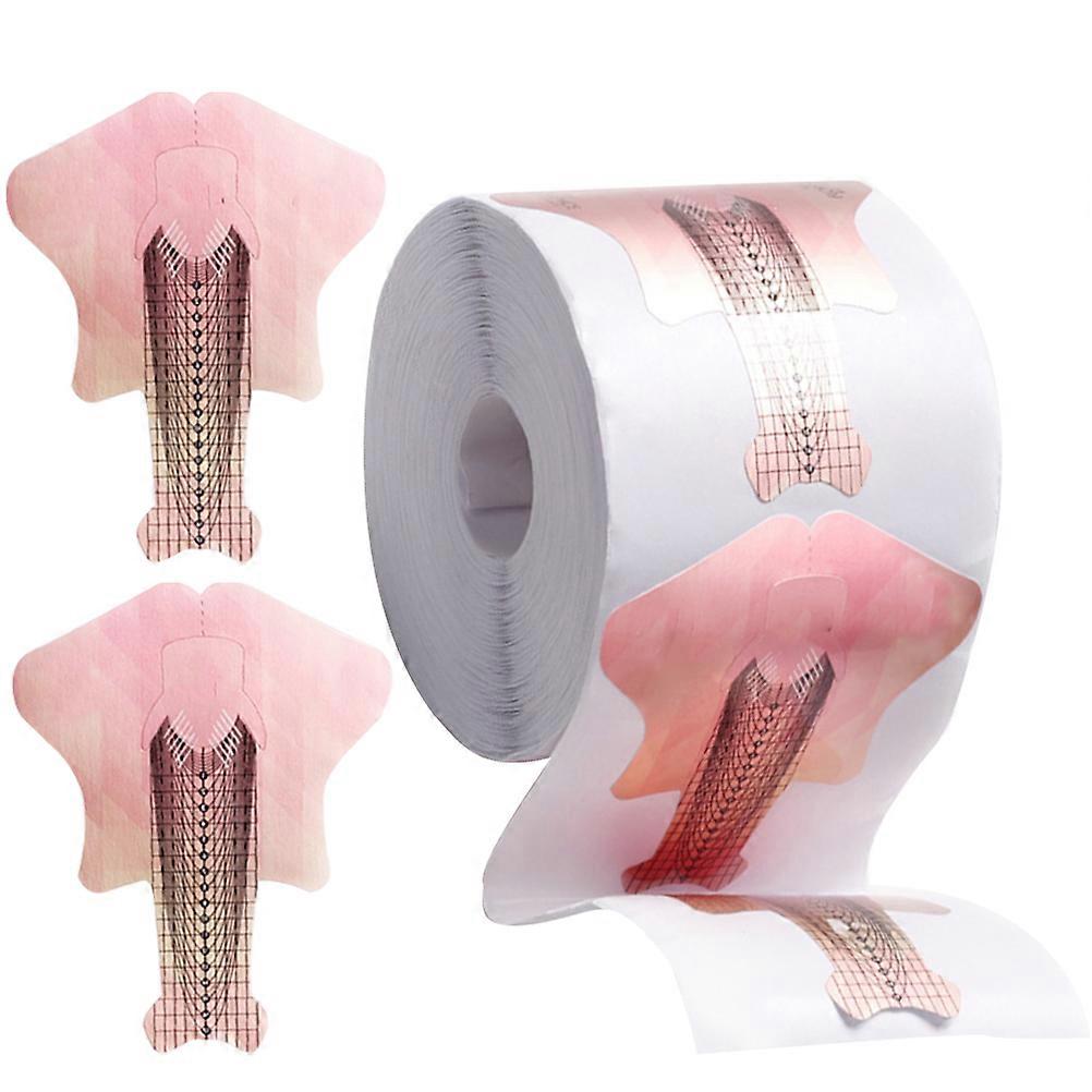 Nail Extension Paper Nail Extension Forms DIY Tool Home Use 10.5x10.5cm Multi Nail Shaping 1 Roll