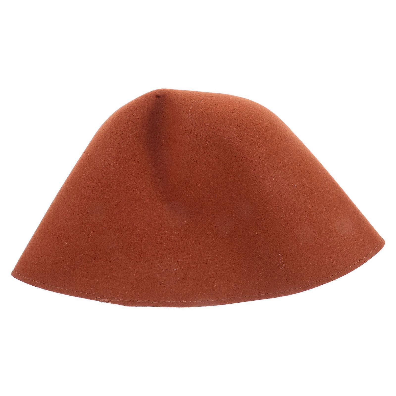 Comfortable Felt Sauna Hat Bath Accessories for Water Absorbent Use
