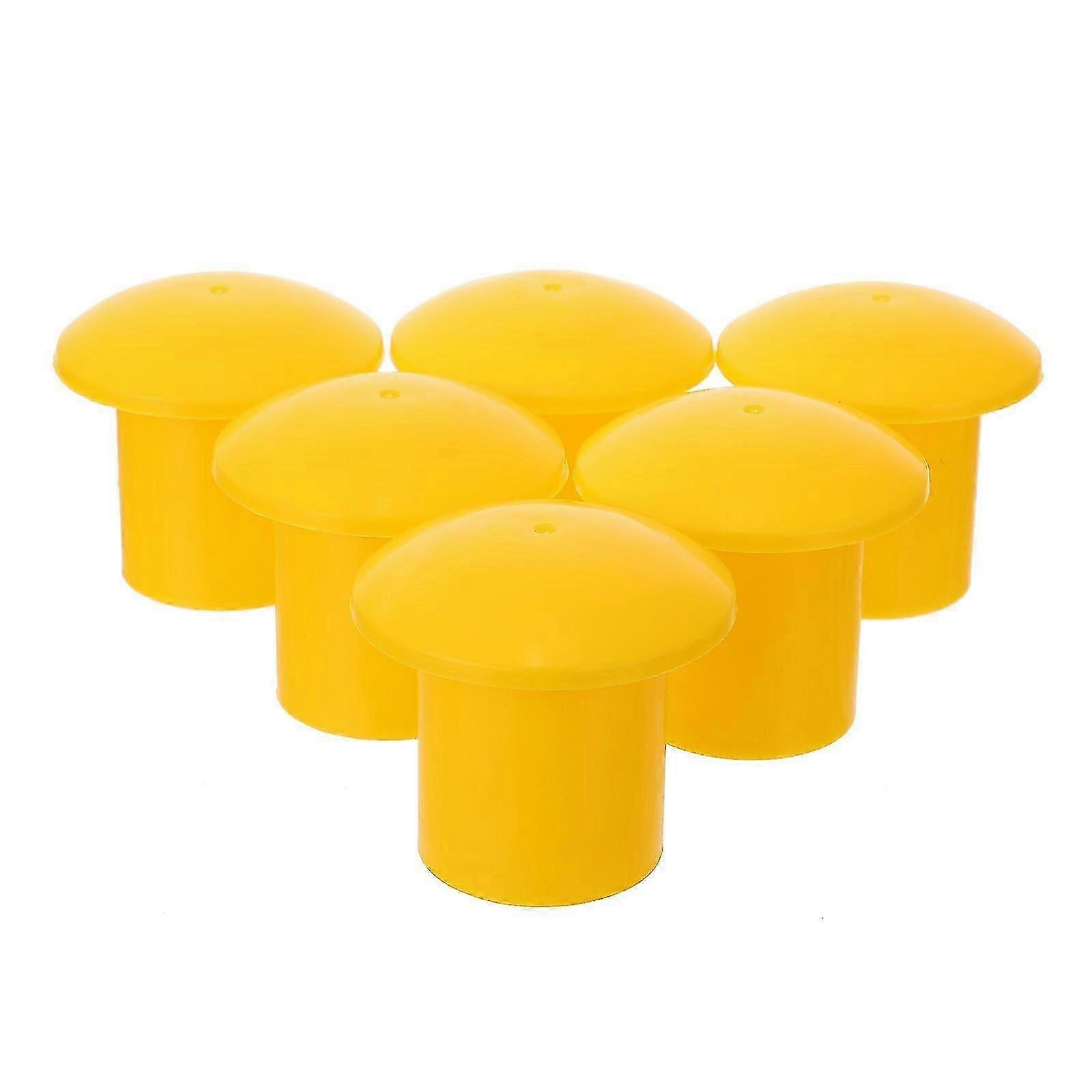 30pcs Rebar Safety Caps Plastic Rebar Mushroom Cover Rebar Protective Covers - Applicable to 22-35mm