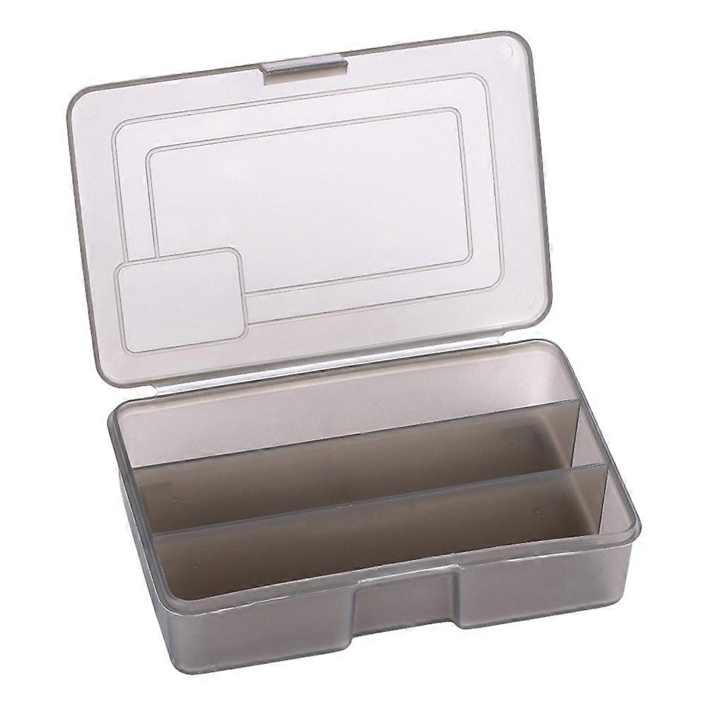 Tackle Storage Box Portable Fishing Tool Boxes Fishing Gear 14.5*9.5*3.5cm Waterproof Plastic 2Pcs
