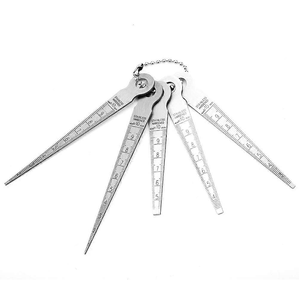 Splitting Gauge - Stainless Steel Weld Cone Feeling Gauge Ruler, 10mm Precision Measuring Tool for Automotive and Engineering Projects