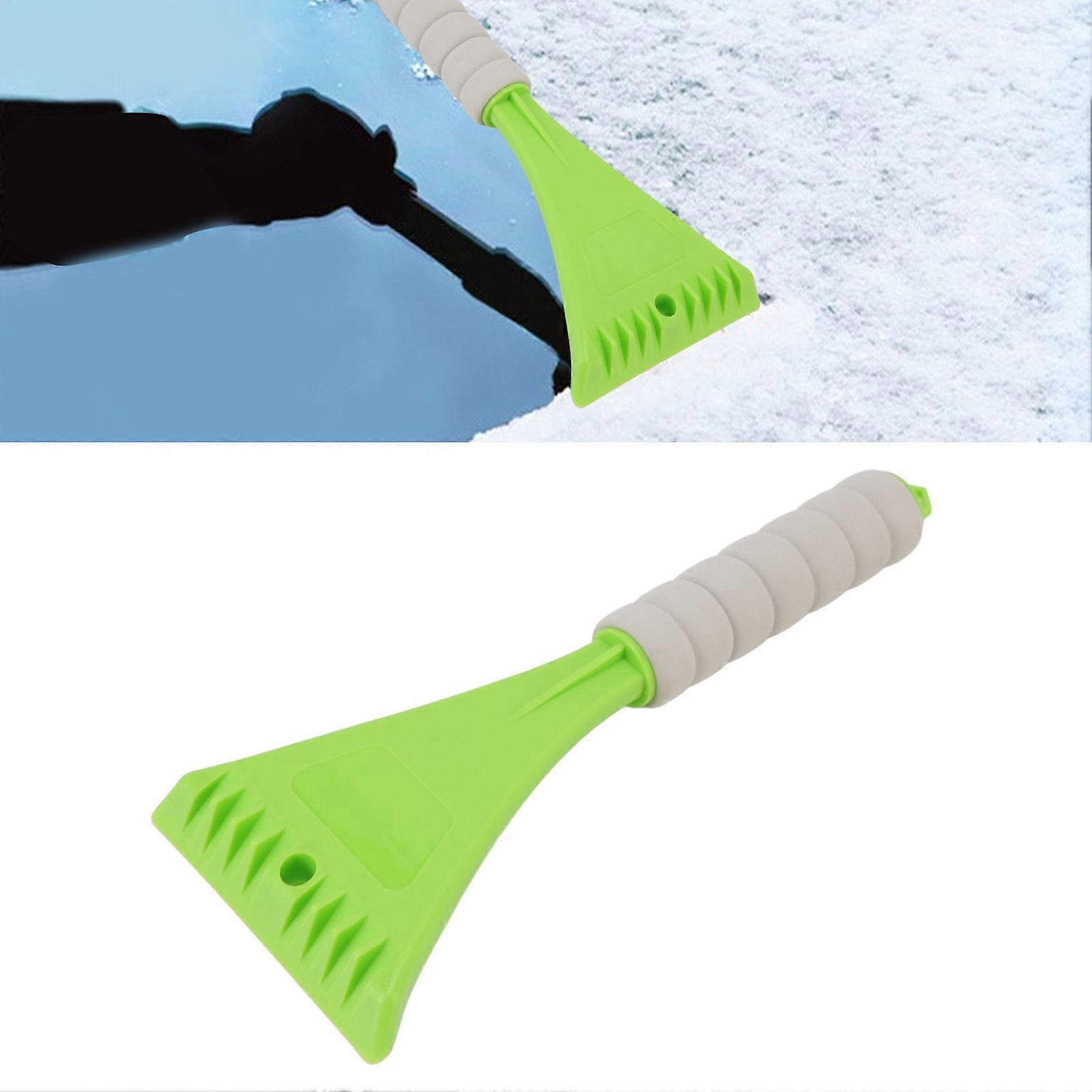 Car Windshield Scraper PP With EVA Foam Handle Car Window Snow Remover for Winter Green 